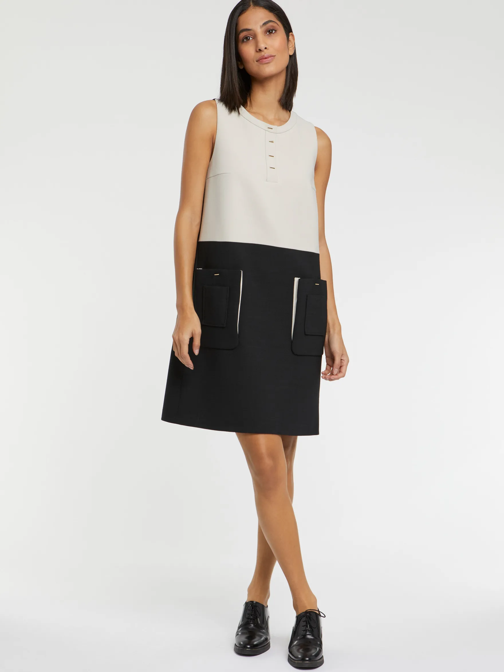 Women Paule Ka Dresses>A-Line Dress With Pockets