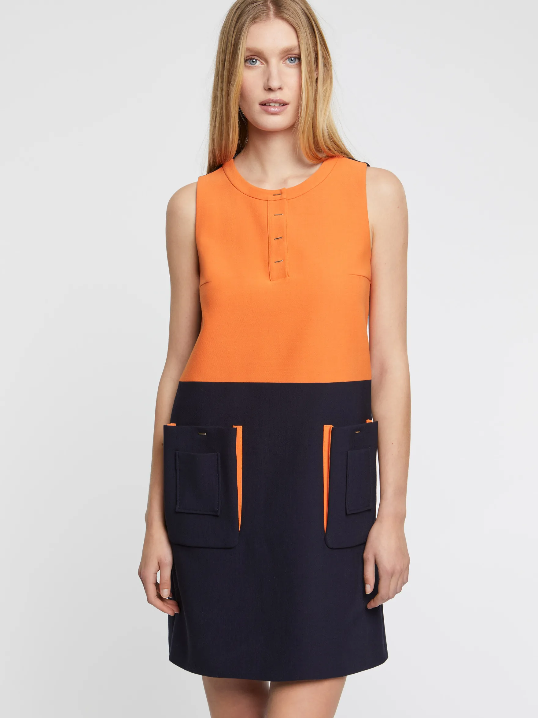 Women Paule Ka Dresses>A-Line Dress With Pockets