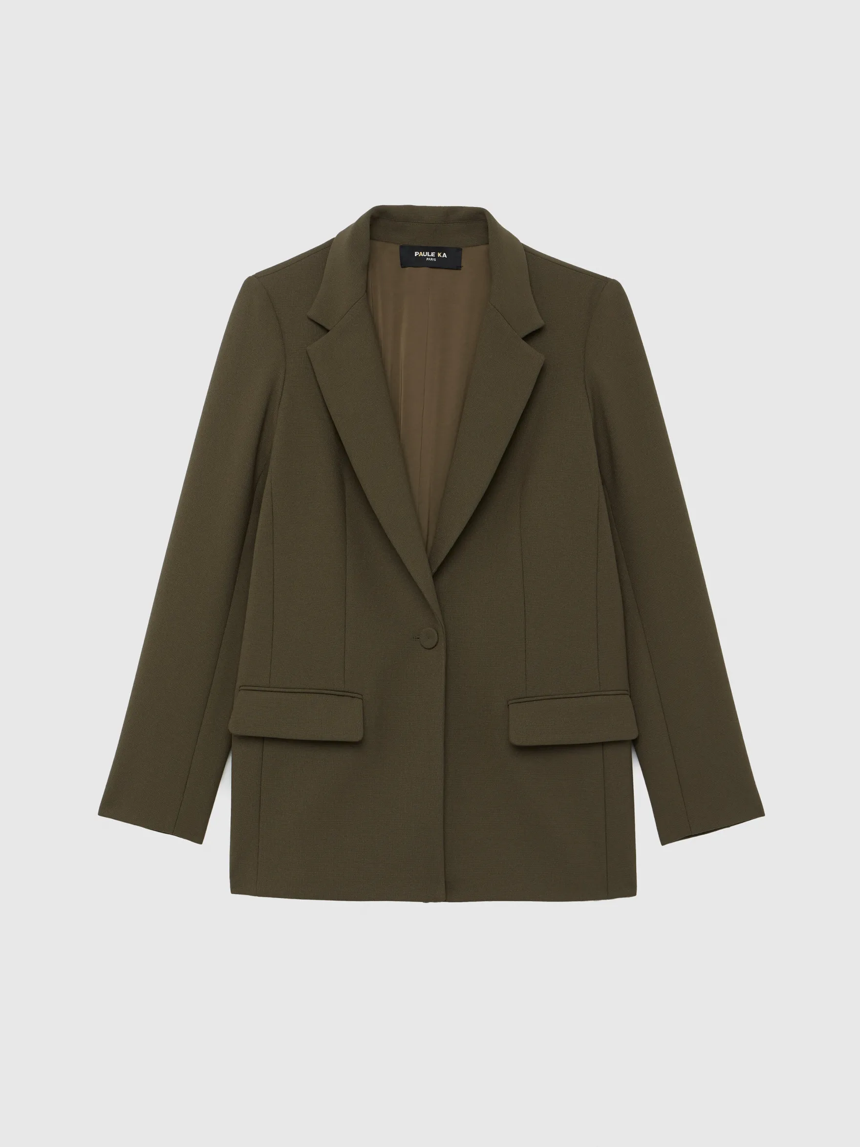 Women Paule Ka Jackets>Boxy Crepe Jacket