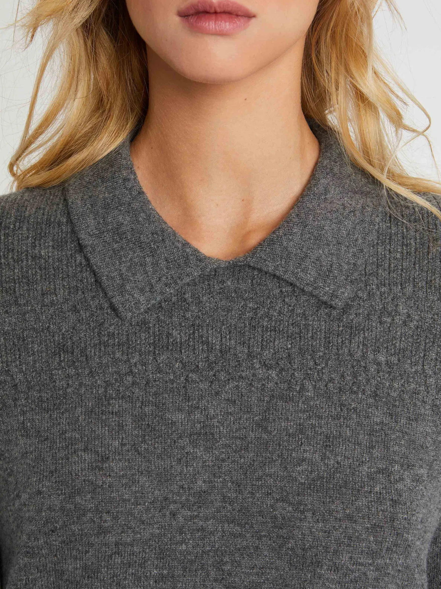 Women Paule Ka Knitwear>Cashmere Polo Sweater