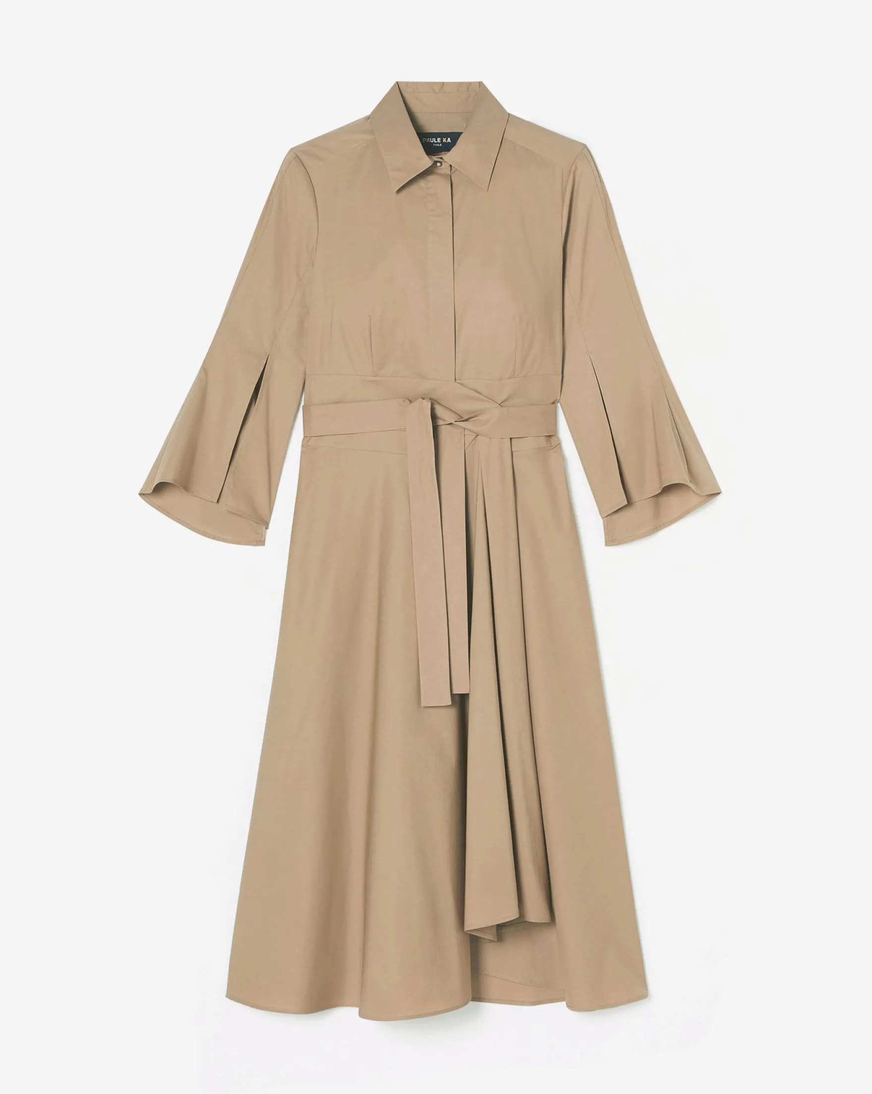 Women Paule Ka Dresses>Cotton-Poplin Dress