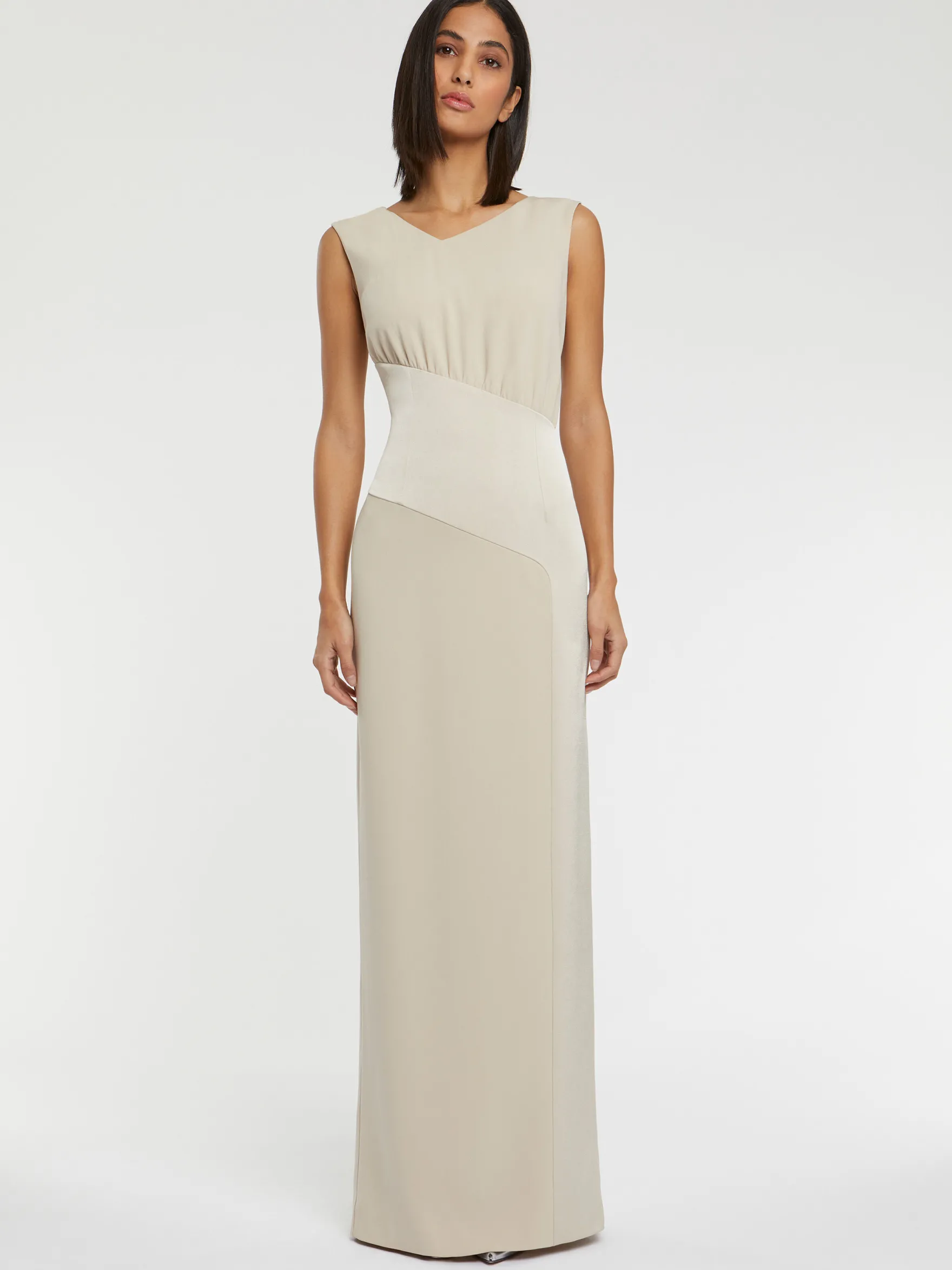 Women Paule Ka Dresses>Crepe Evening Gown