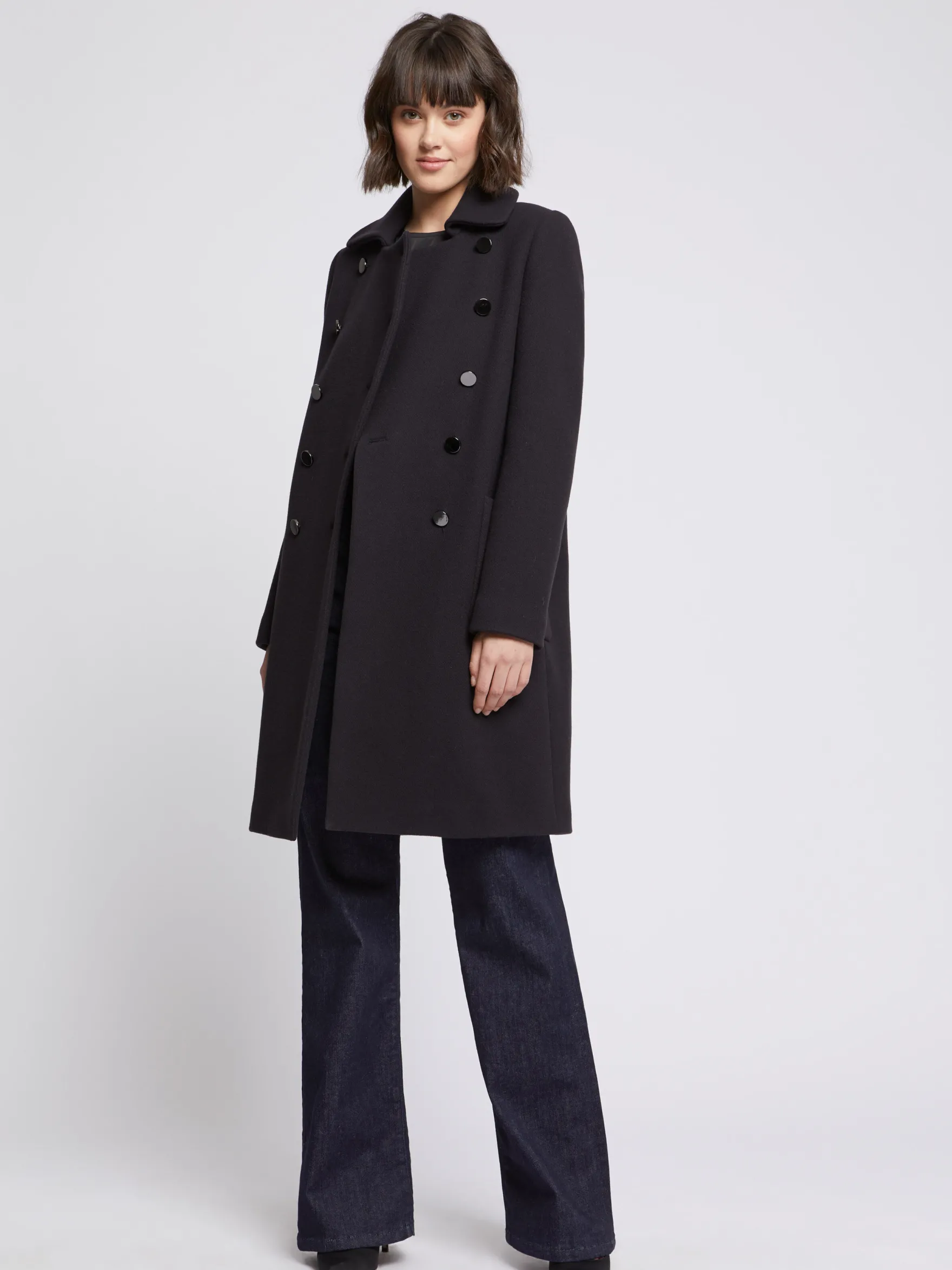 Women Paule Ka Coats>Double-Breasted Wool Coat