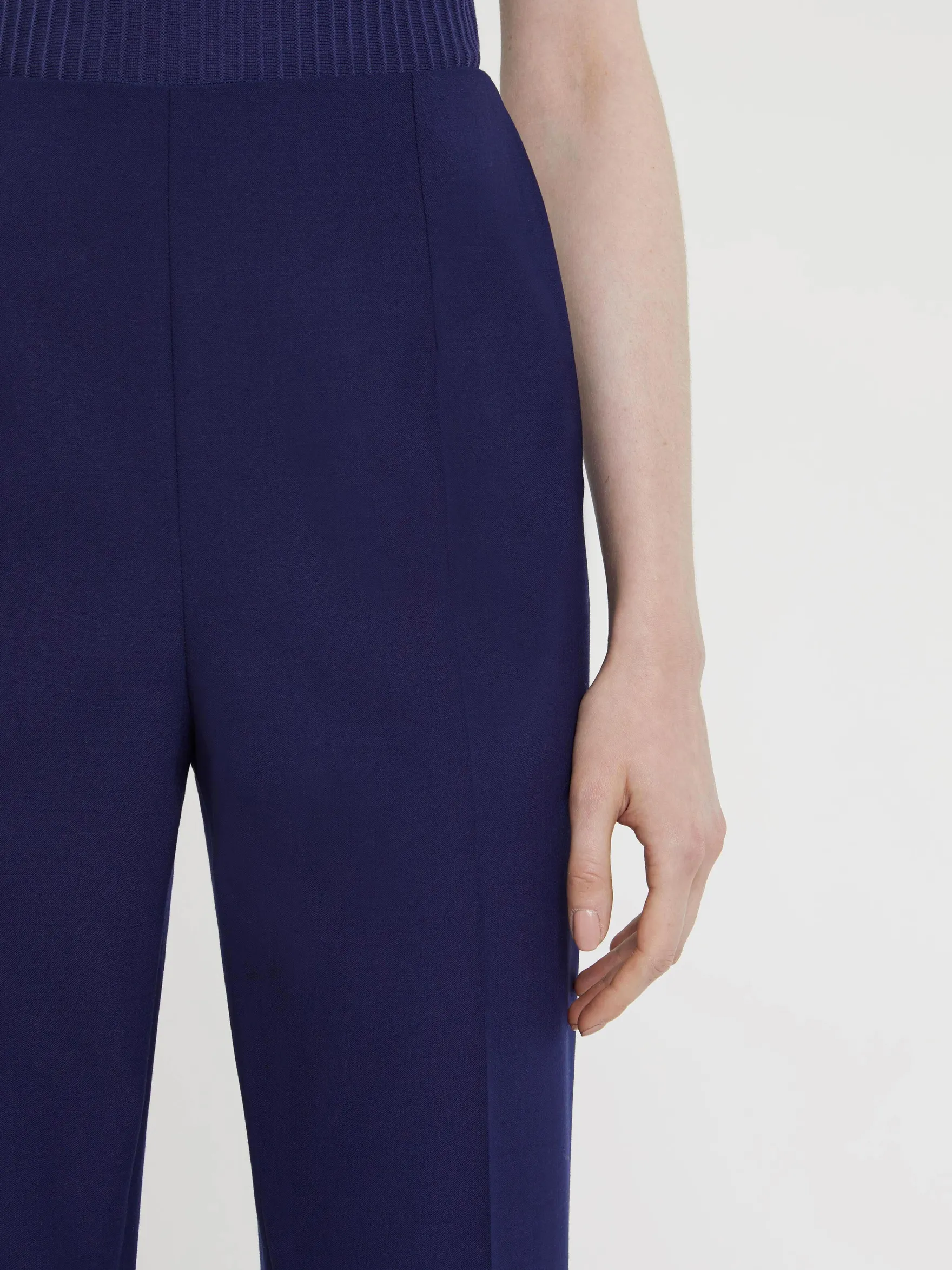 Women Paule Ka Trousers And Jeans>Fine-Wool Cigarette Pants