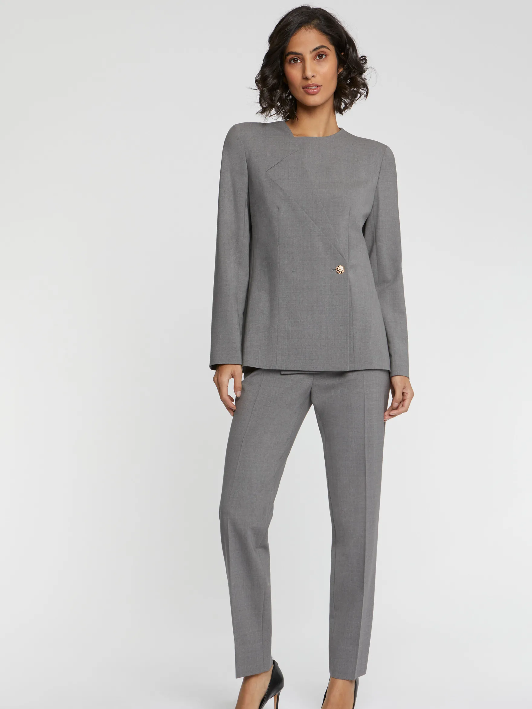 Women Paule Ka Jackets>Fine-Wool Jacket