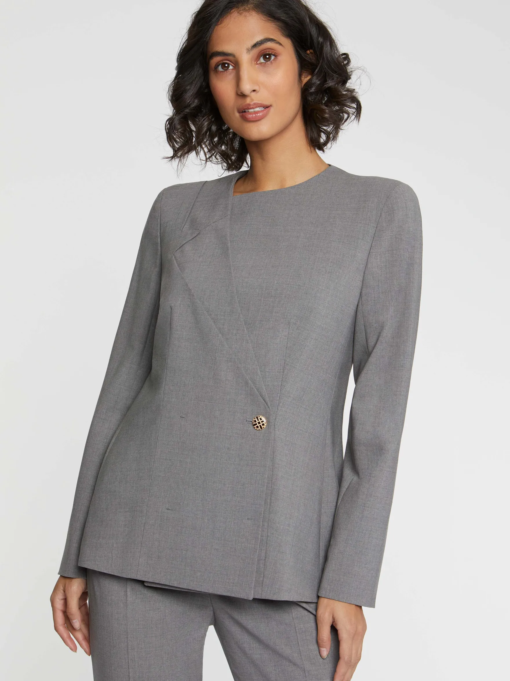 Women Paule Ka Jackets>Fine-Wool Jacket