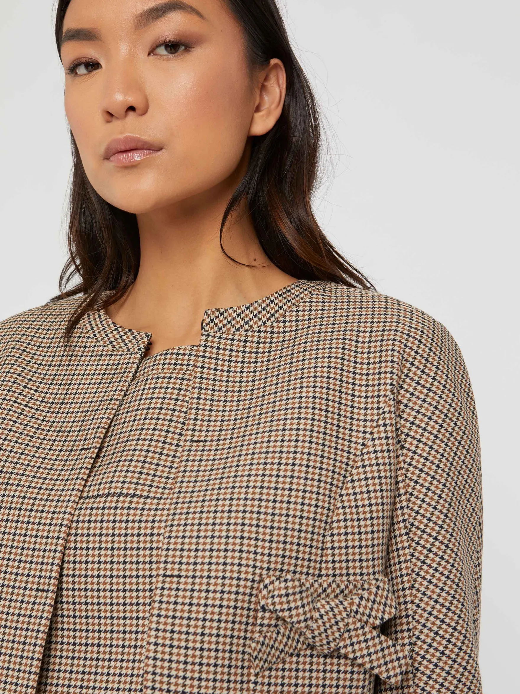 Women Paule Ka Jackets>Houndstooth Jacket