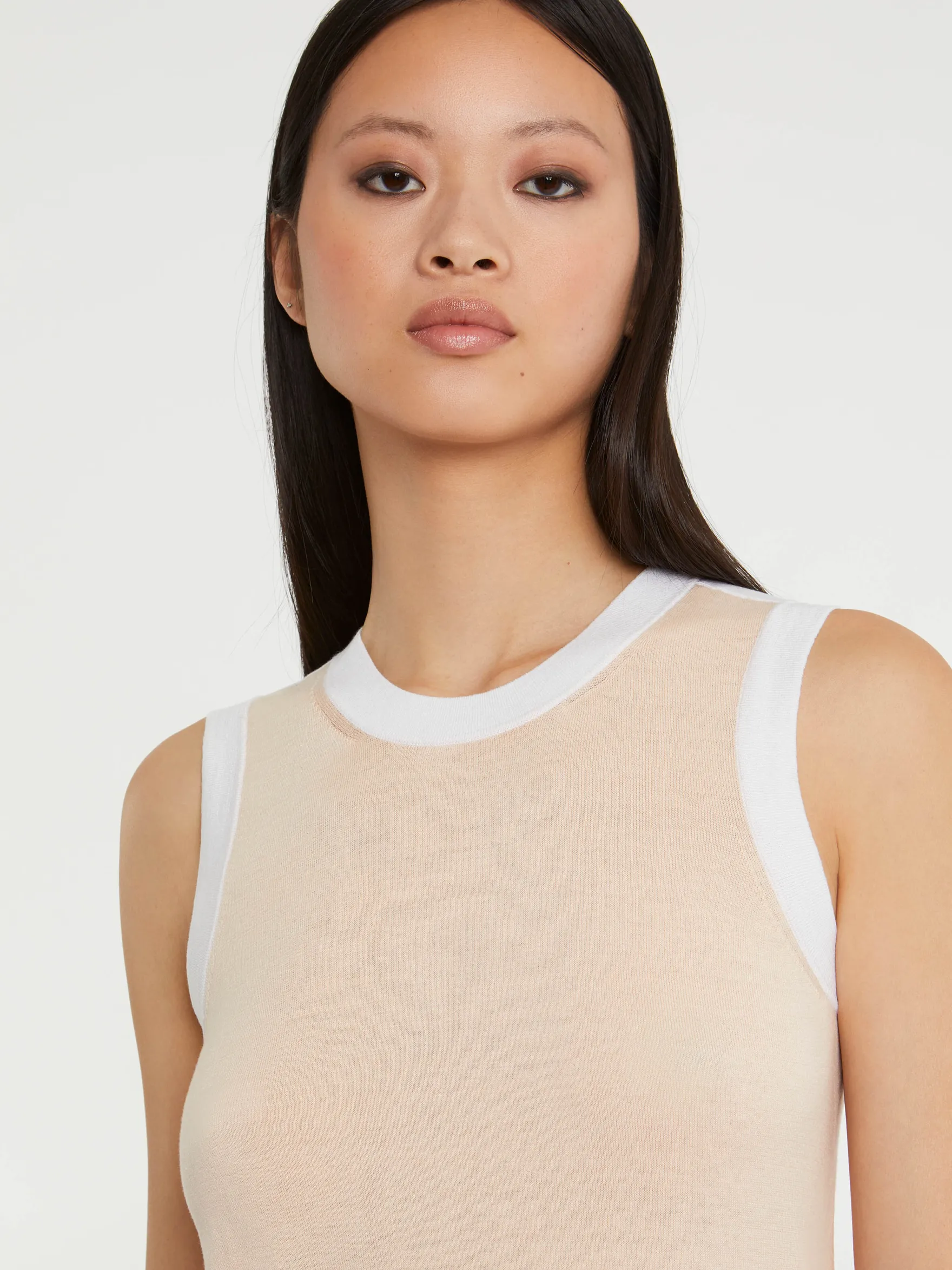 Women Paule Ka Tops>Knitted Tank Top