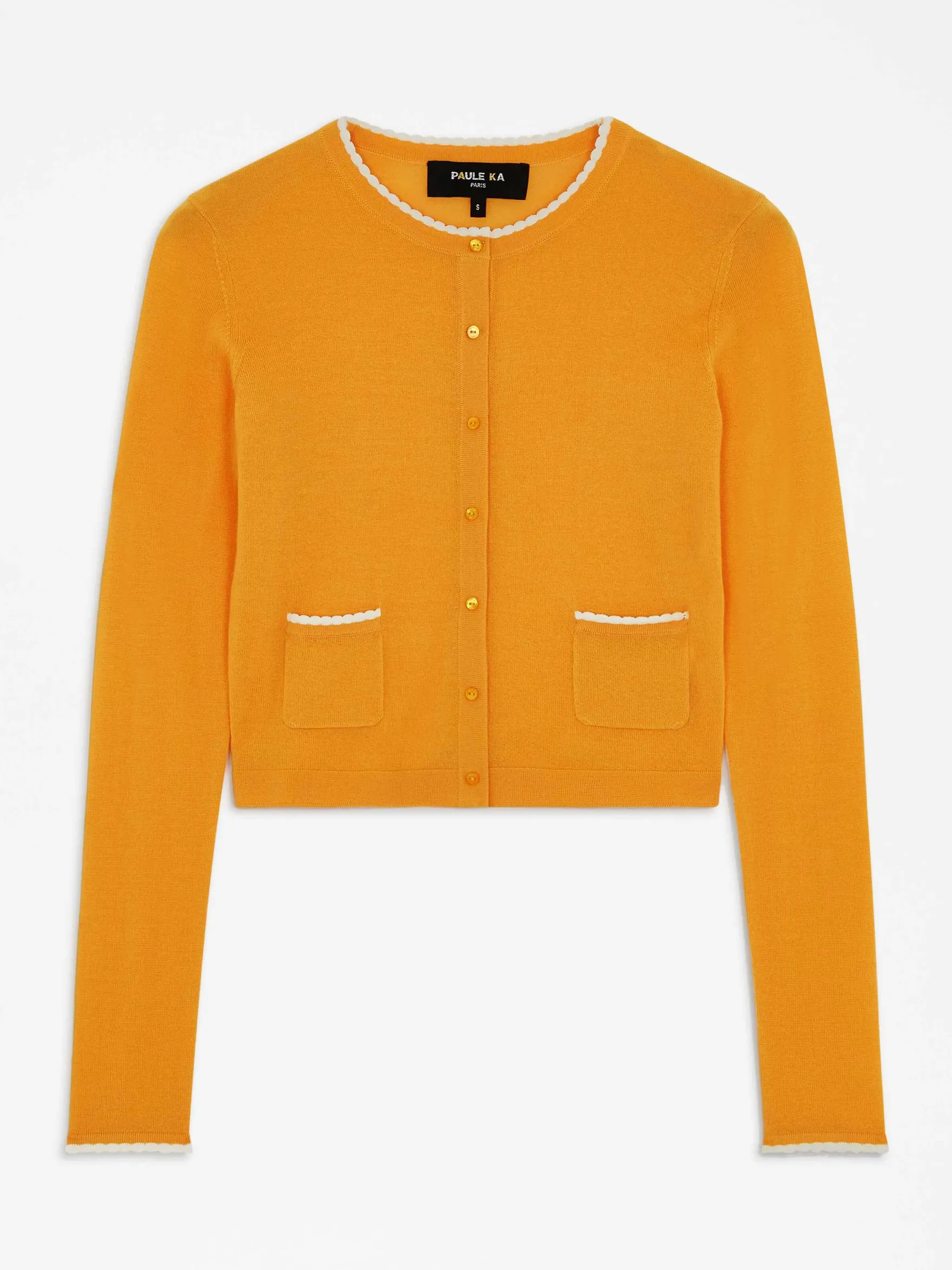 Women Paule Ka Knitwear>Merino Wool Cardigan