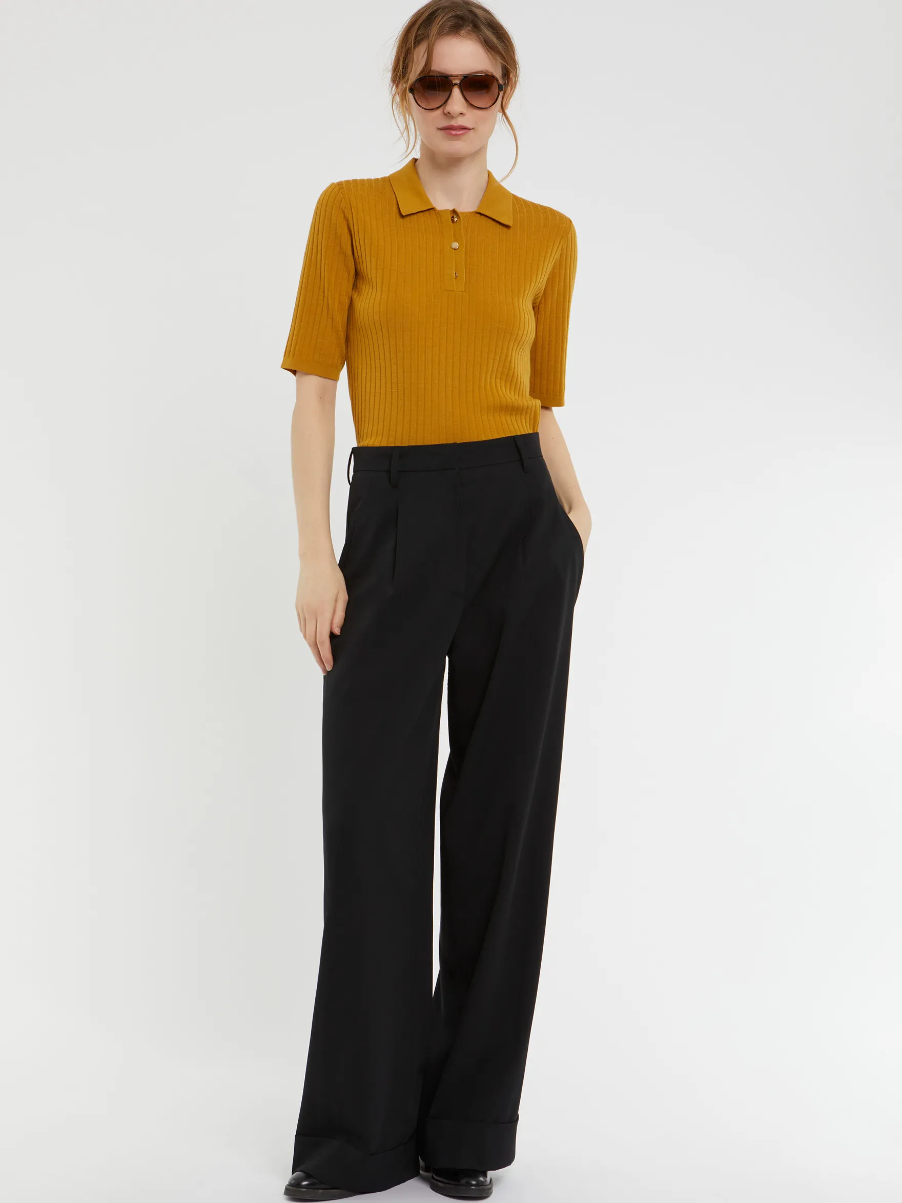 Women Paule Ka Knitwear>Merino-Wool Top