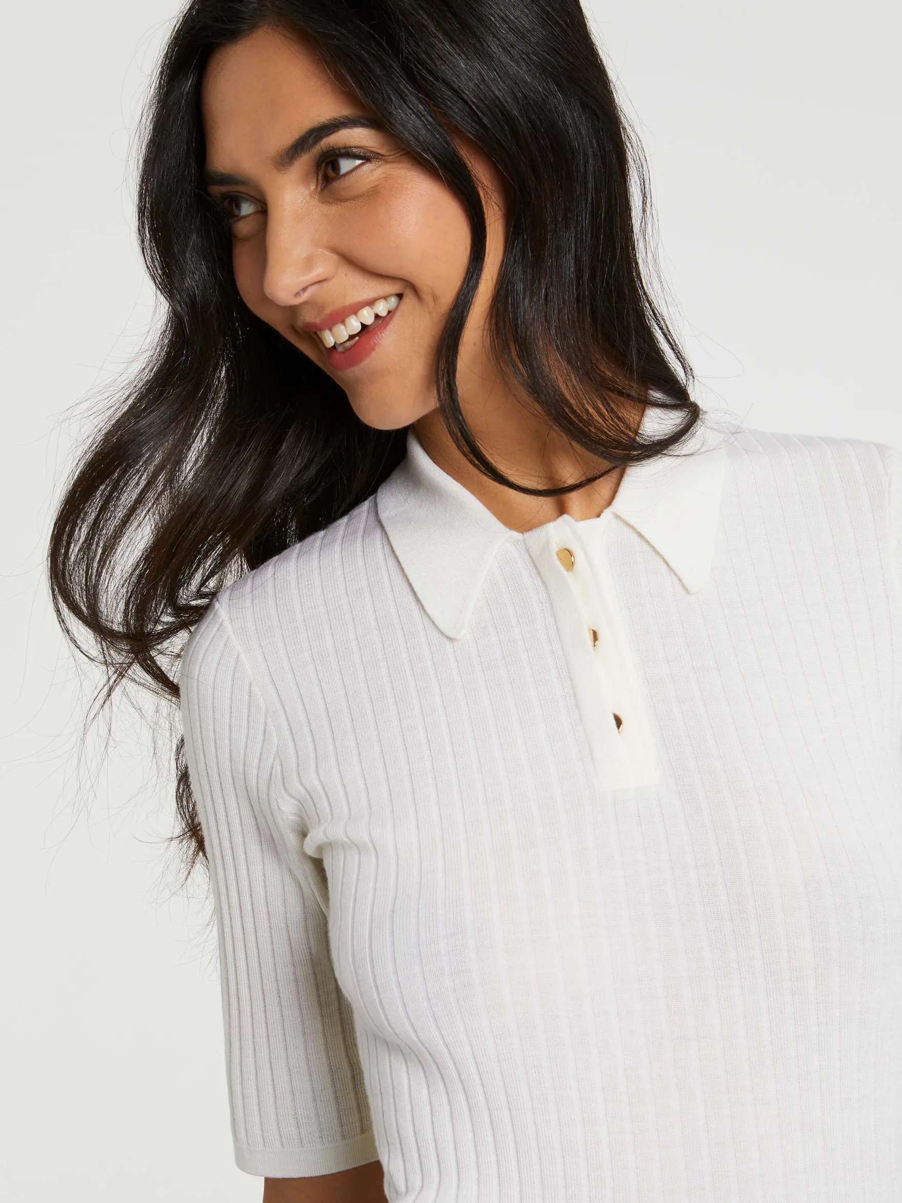 Women Paule Ka Knitwear>Merino-Wool Top