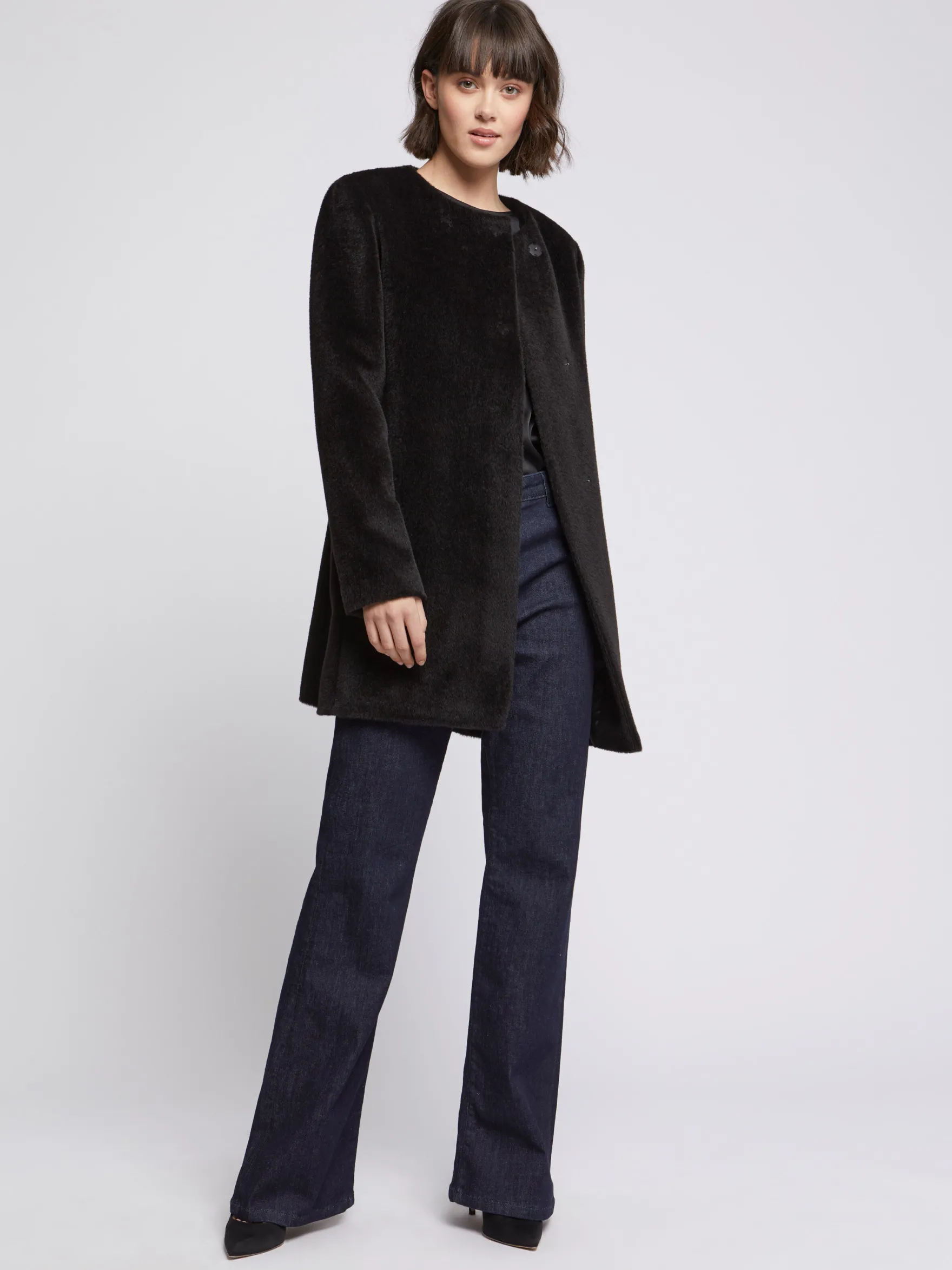 Women Paule Ka Coats>Mid-Length Alpaca Coat