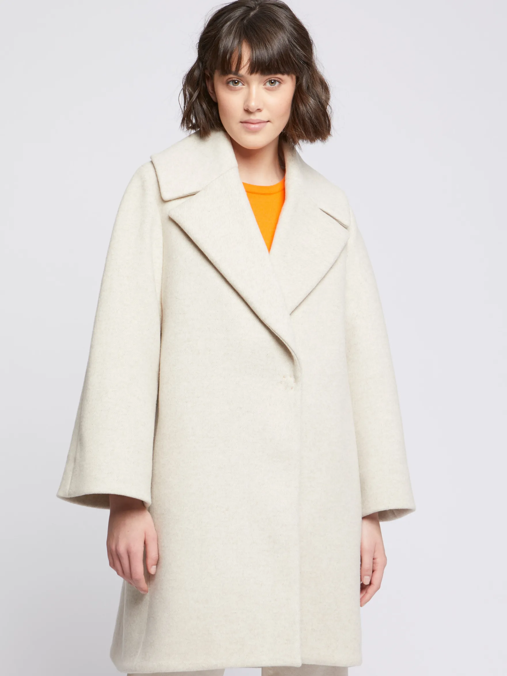 Women Paule Ka Coats>Mid-Length Wool Coat