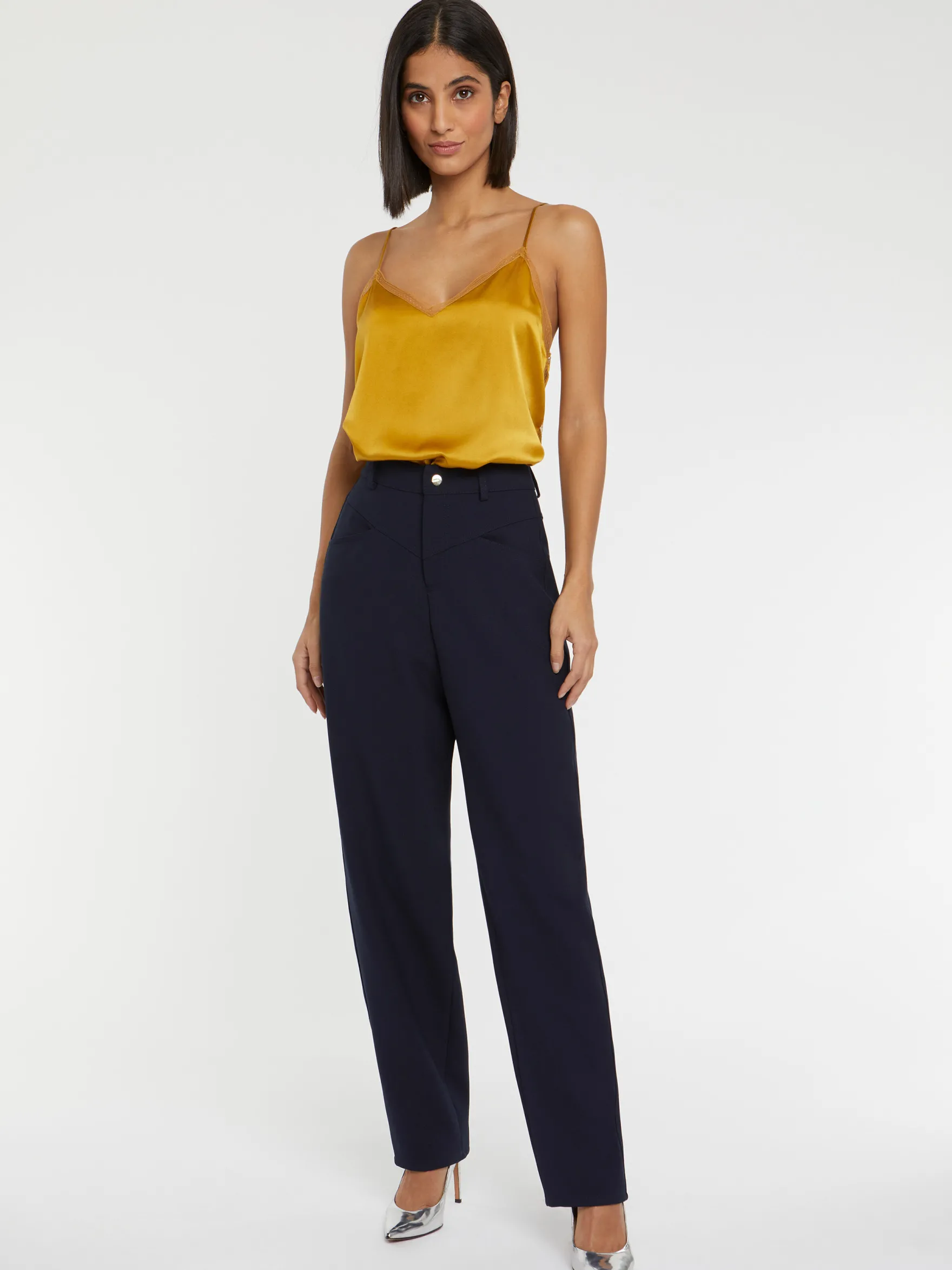 Women Paule Ka Trousers And Jeans>Milano-Knit Peg Pants