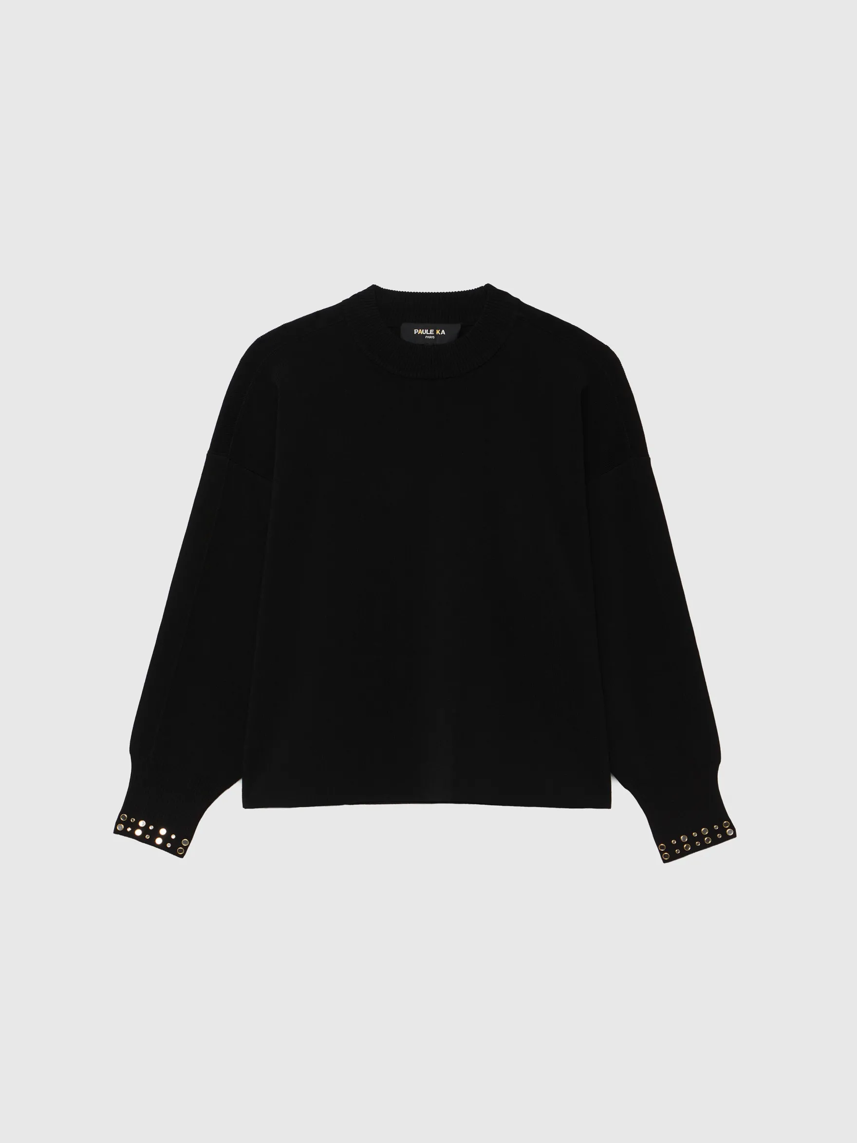 Women Paule Ka Knitwear>Milano-Knit Studded Sweater