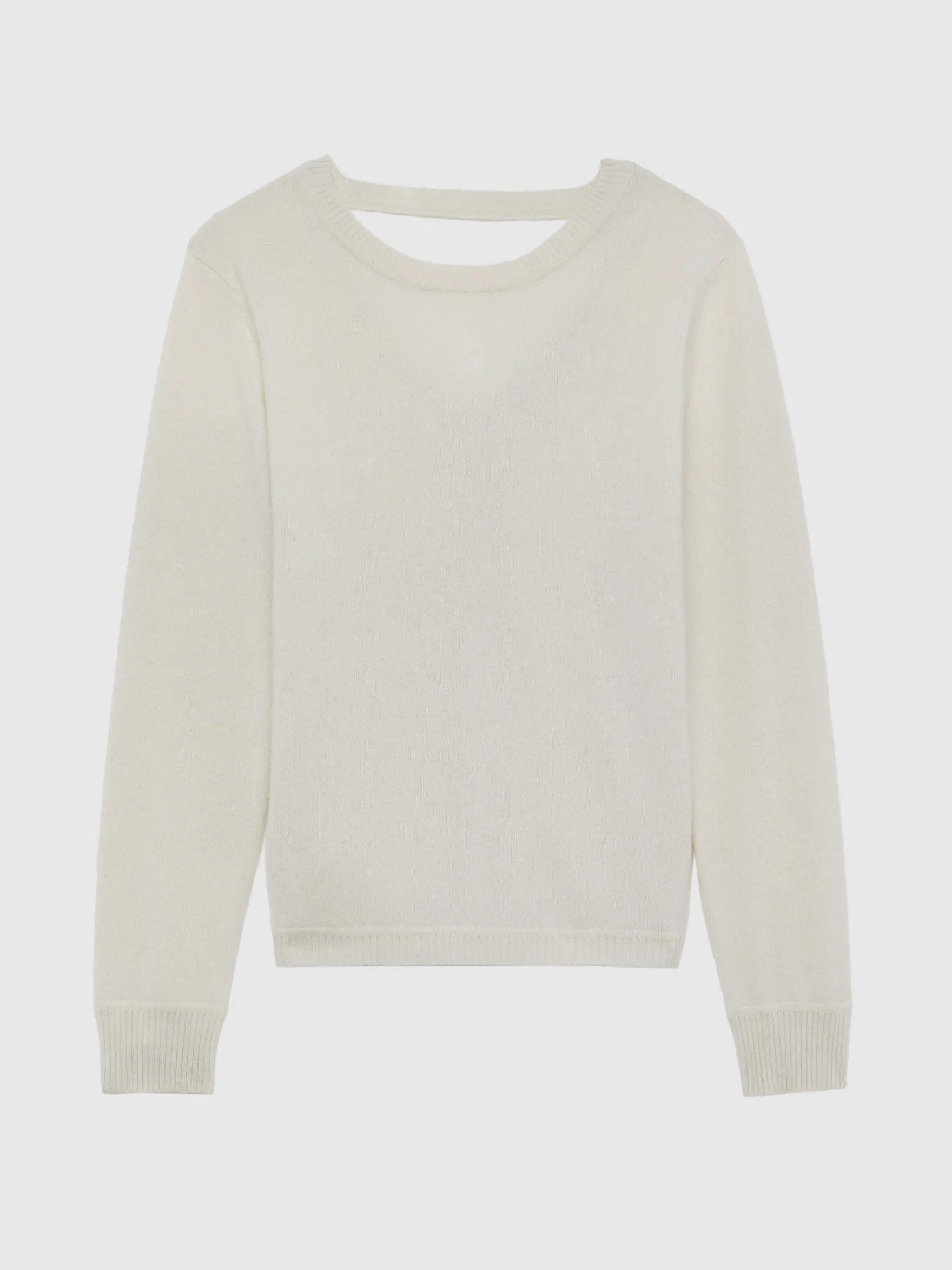 Women Paule Ka Knitwear>Open-Back Cashmere Sweater