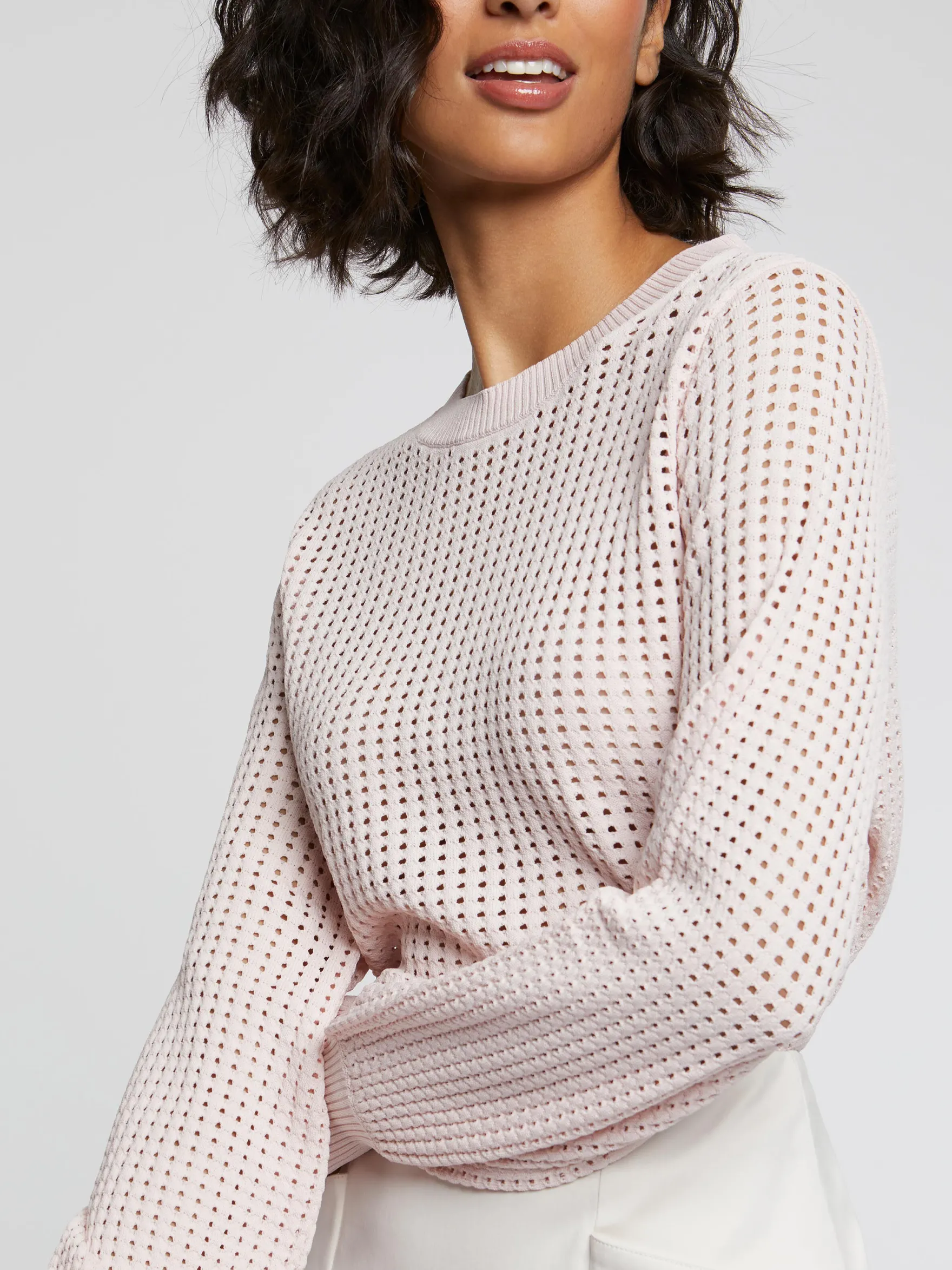 Women Paule Ka Knitwear>Openwork-Knit Sweater