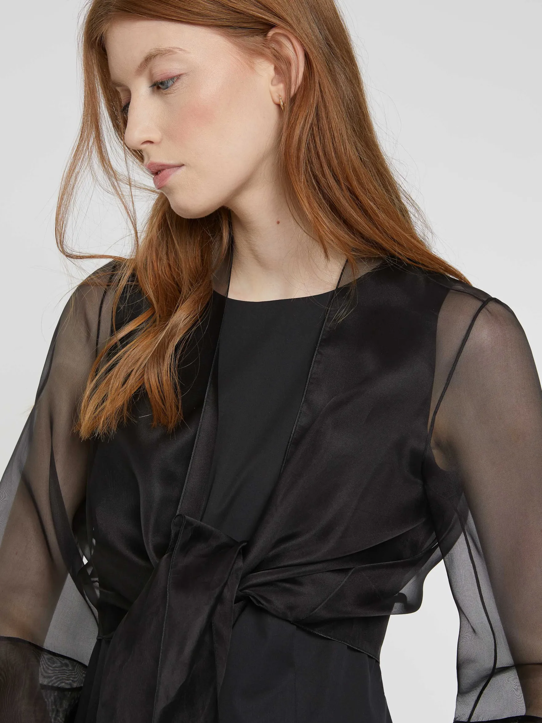 Women Paule Ka Jackets>Organza Jacket