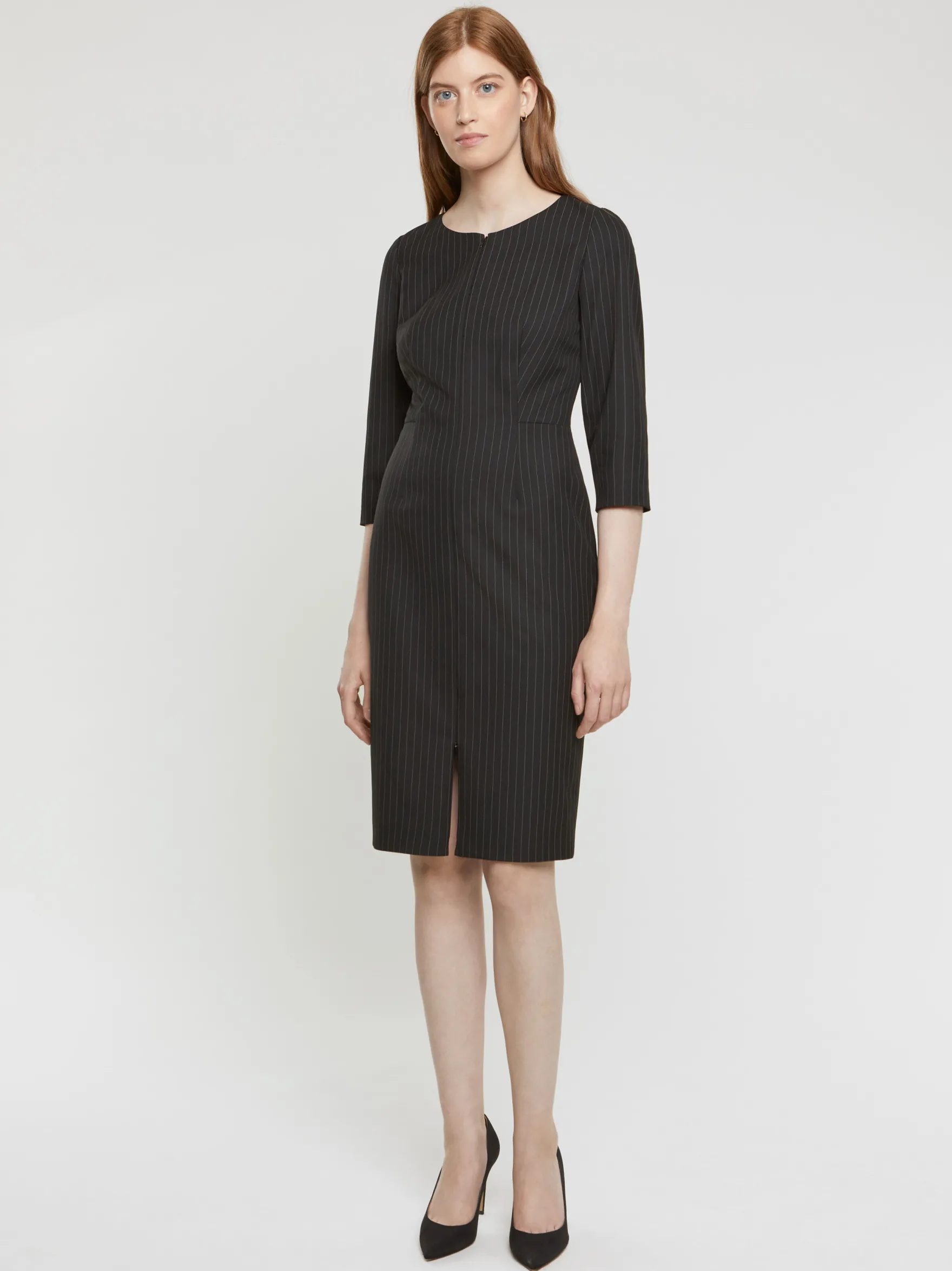 Women Paule Ka Dresses>Pinstriped Dress