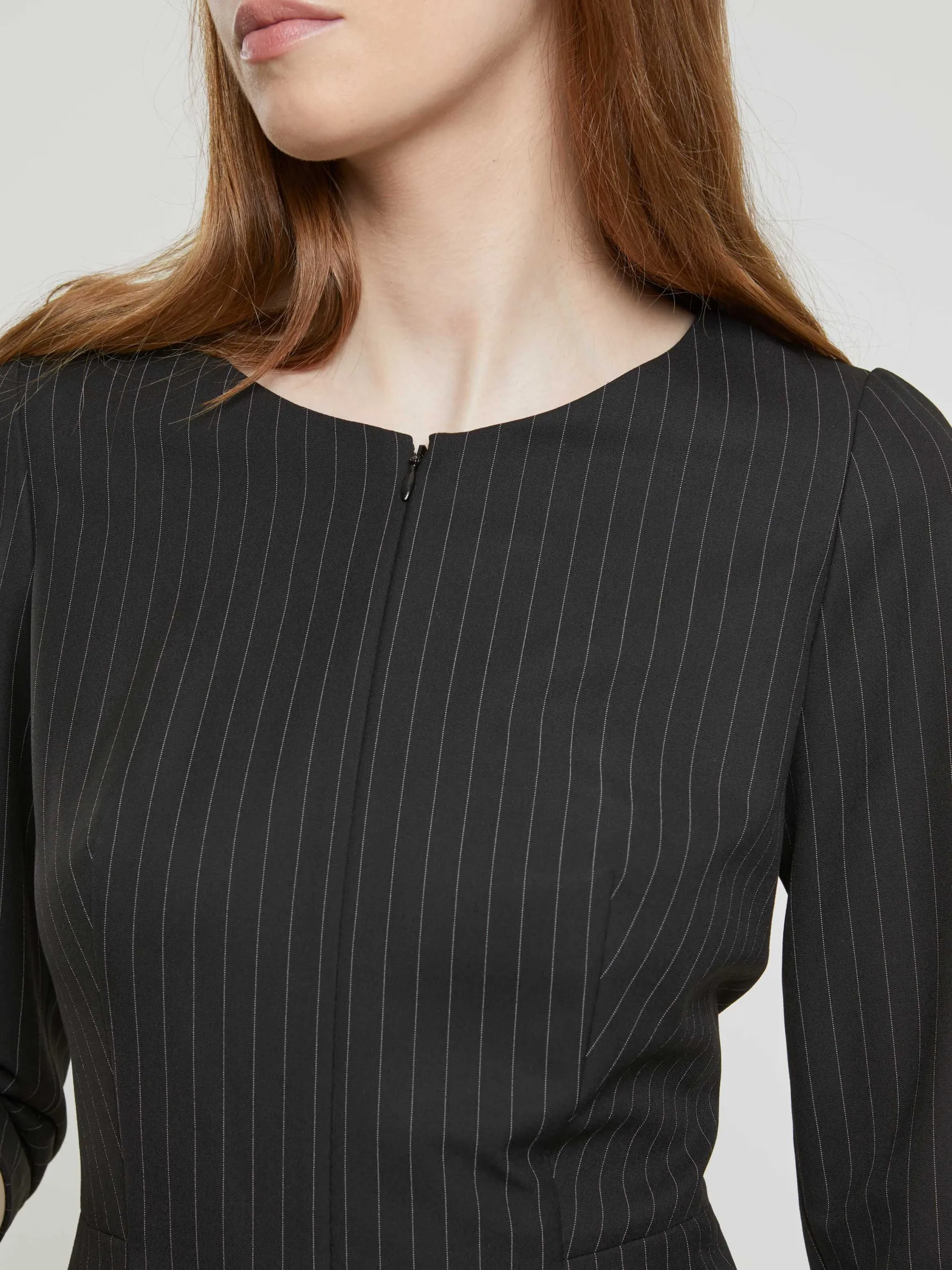 Women Paule Ka Dresses>Pinstriped Dress