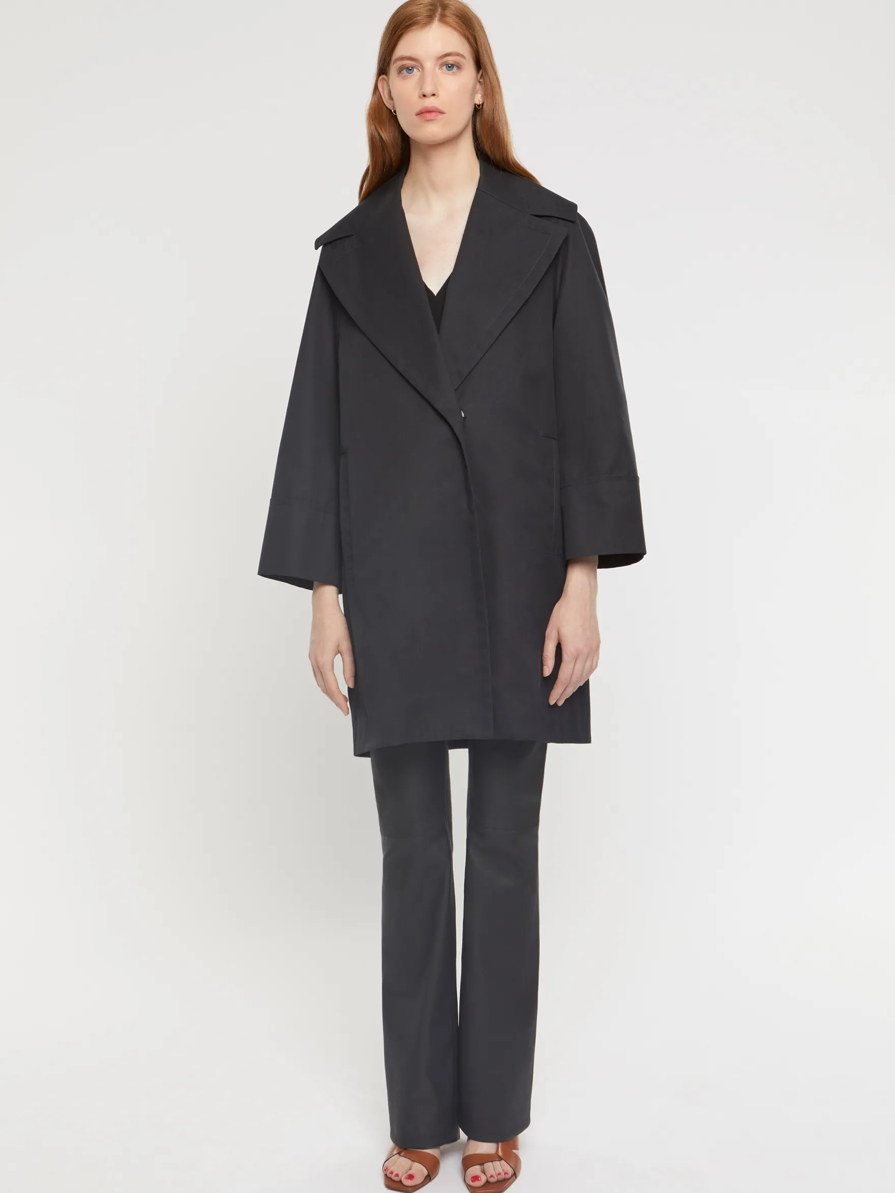 Women Paule Ka Coats>Raincoat With Large Collar