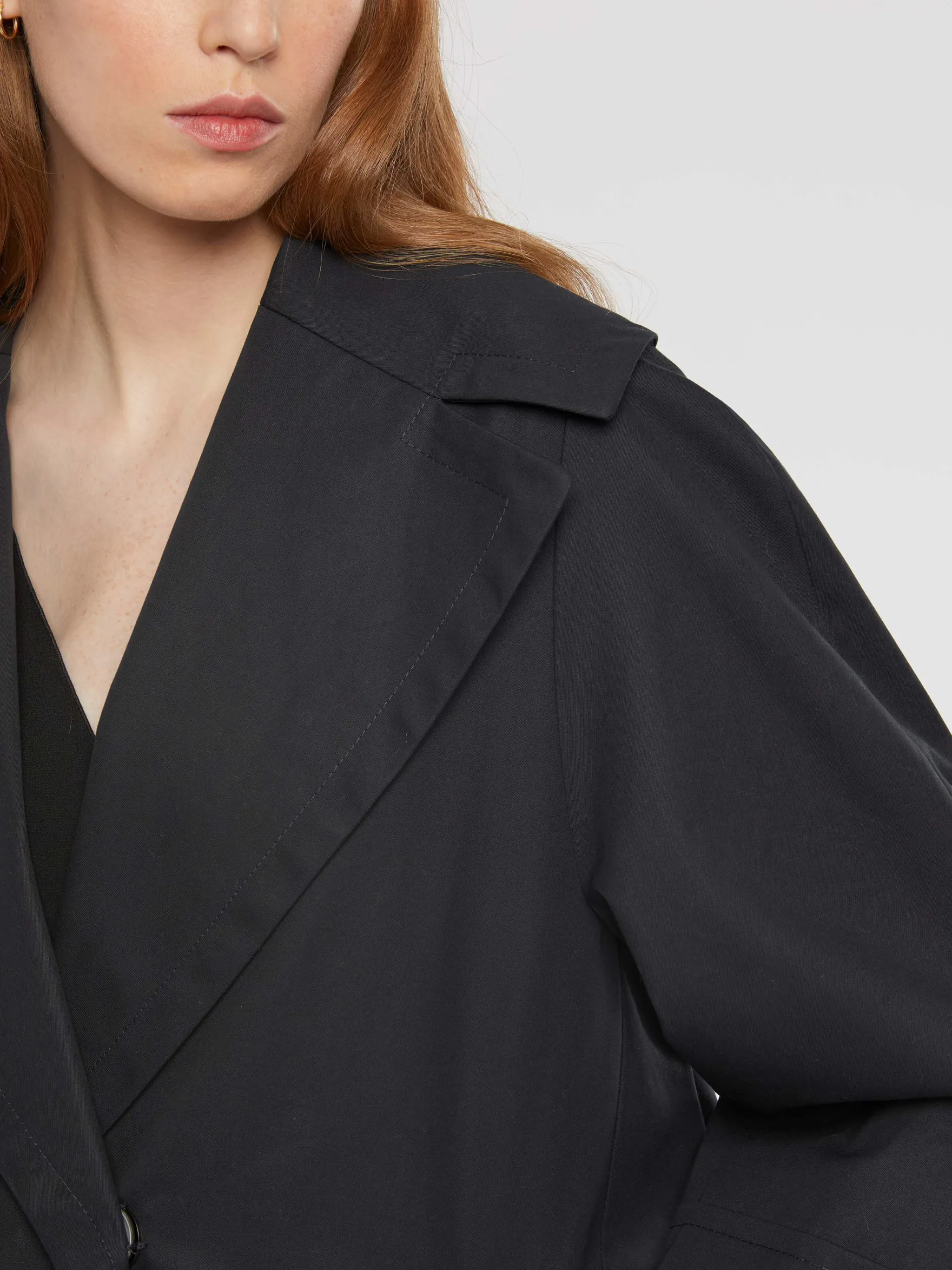 Women Paule Ka Coats>Raincoat With Large Collar