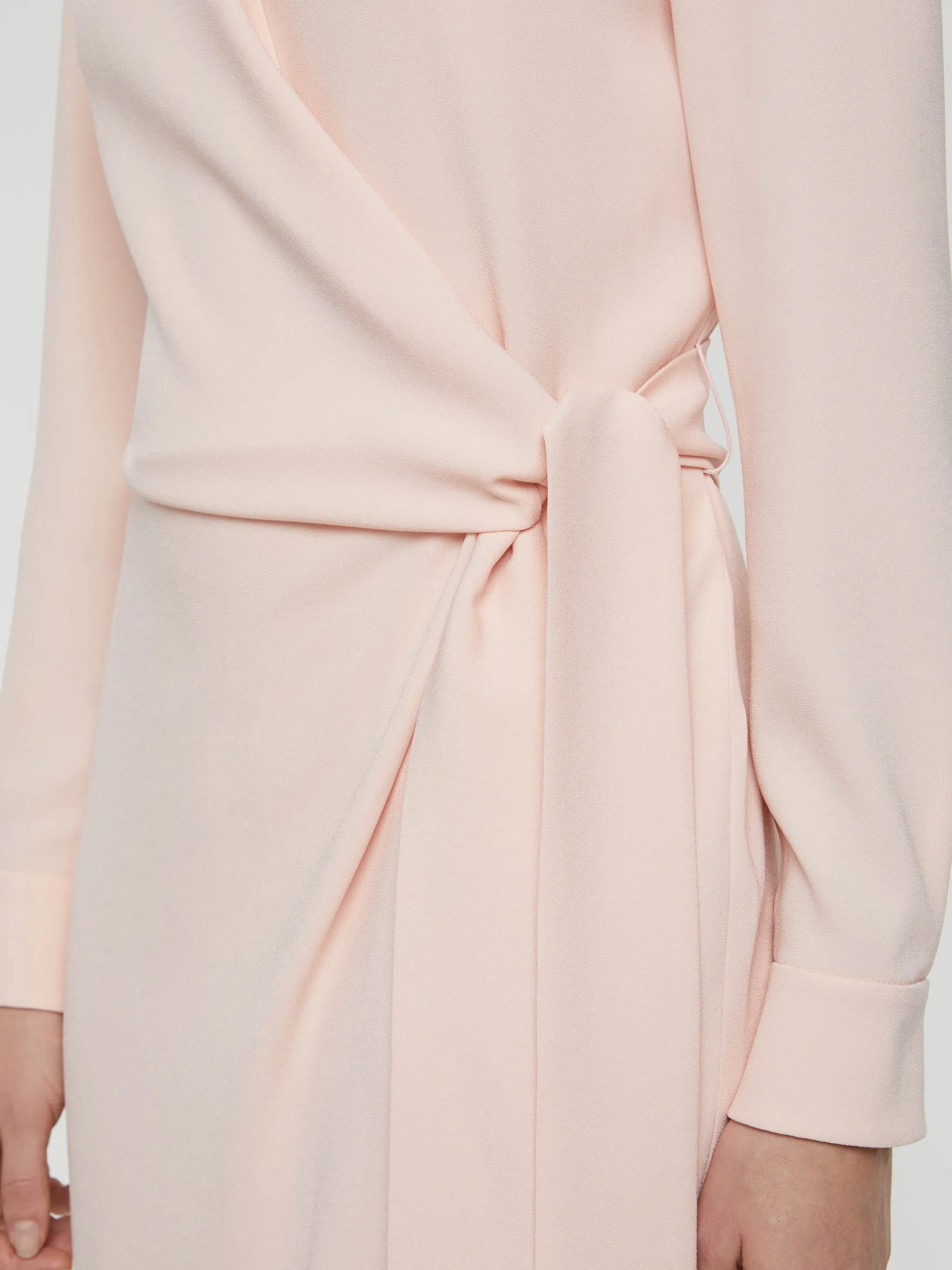 Women Paule Ka Dresses>Robe Portefeuille En Crepe Envers Satin