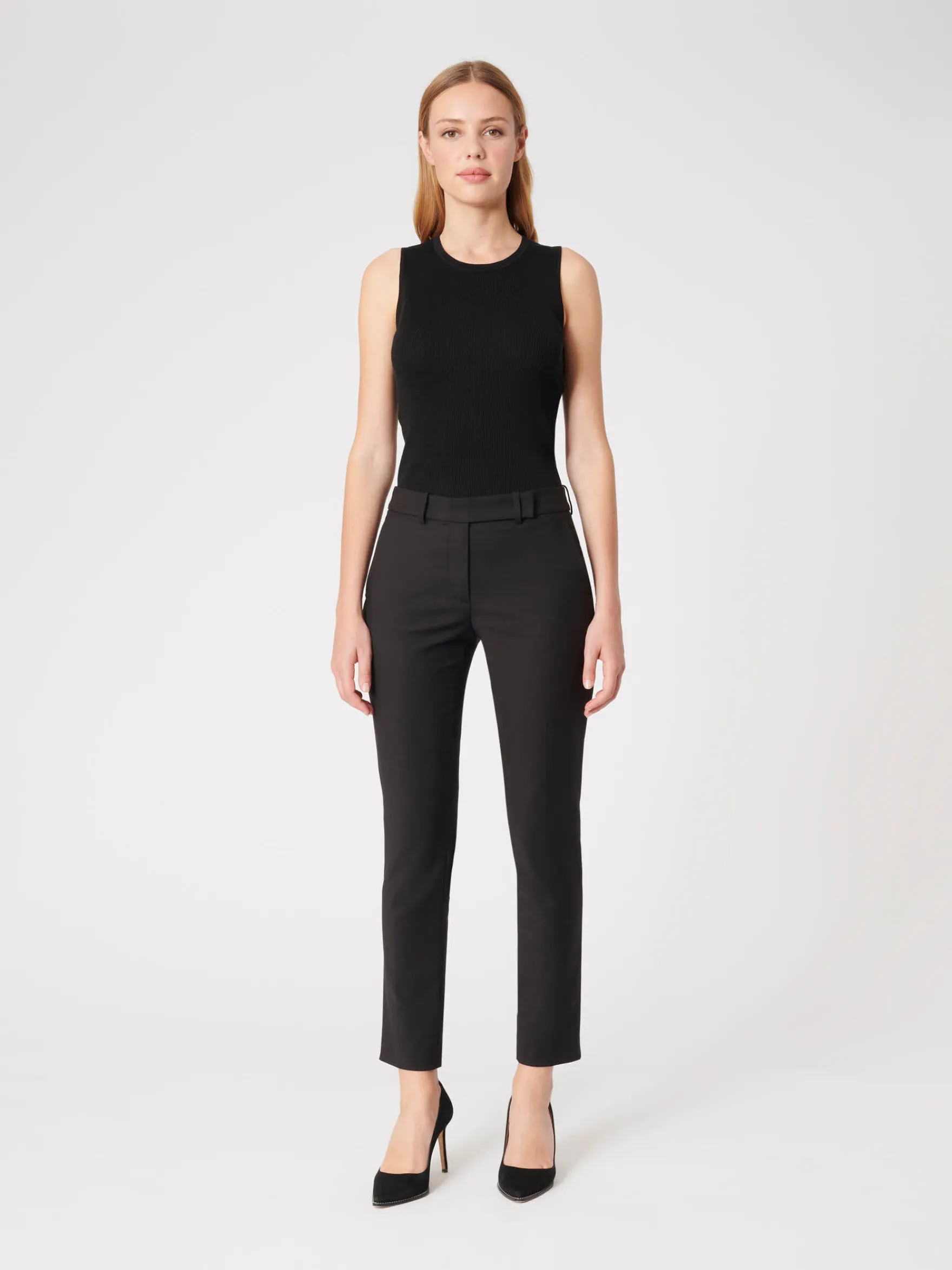 Women Paule Ka Trousers And Jeans>Satin-Back Crepe Pants