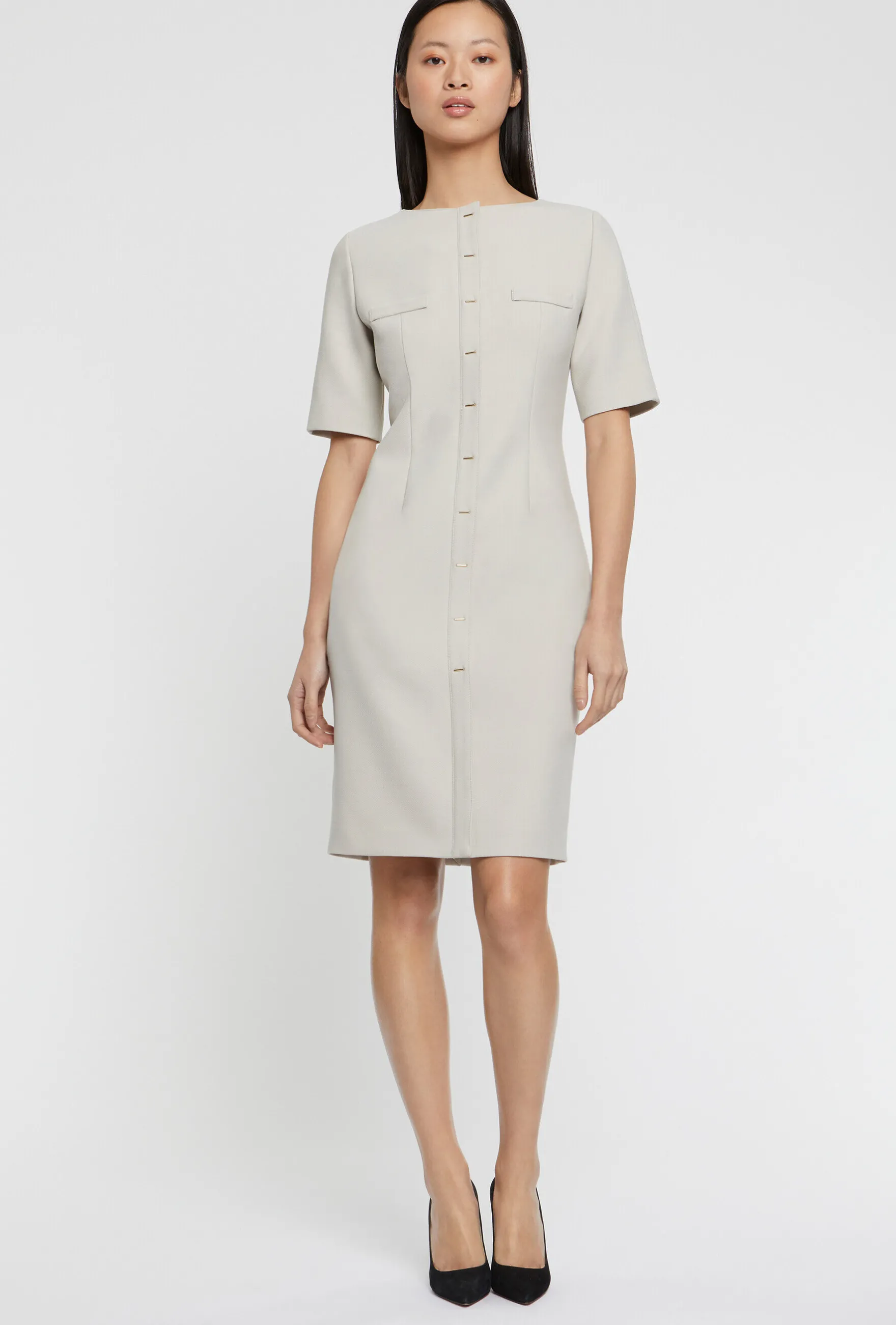 Women Paule Ka Dresses>Shift Dress With Pockets