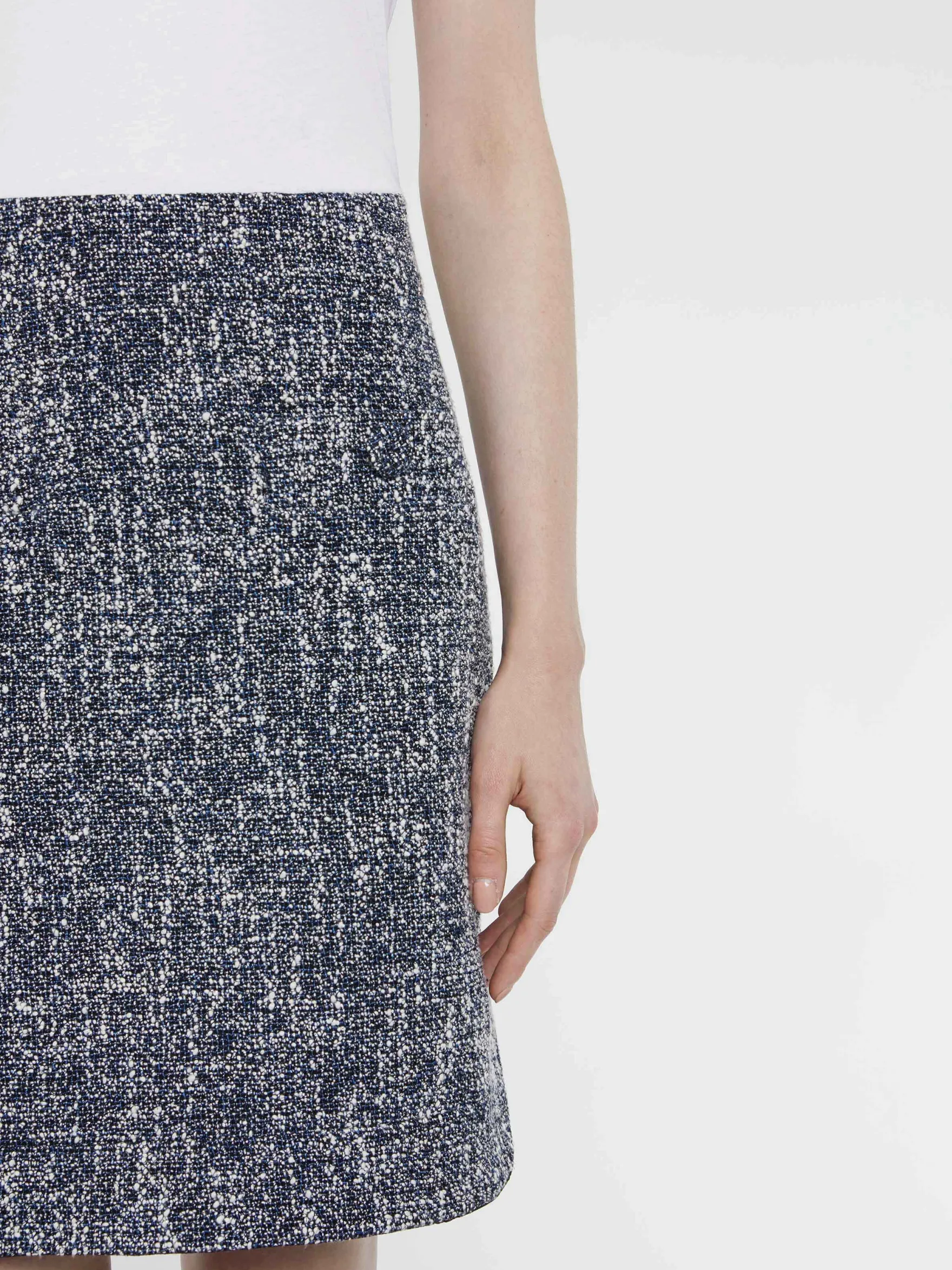 Women Paule Ka Dresses>Short Trompe L'Oeil Tweed And Cotton Dress