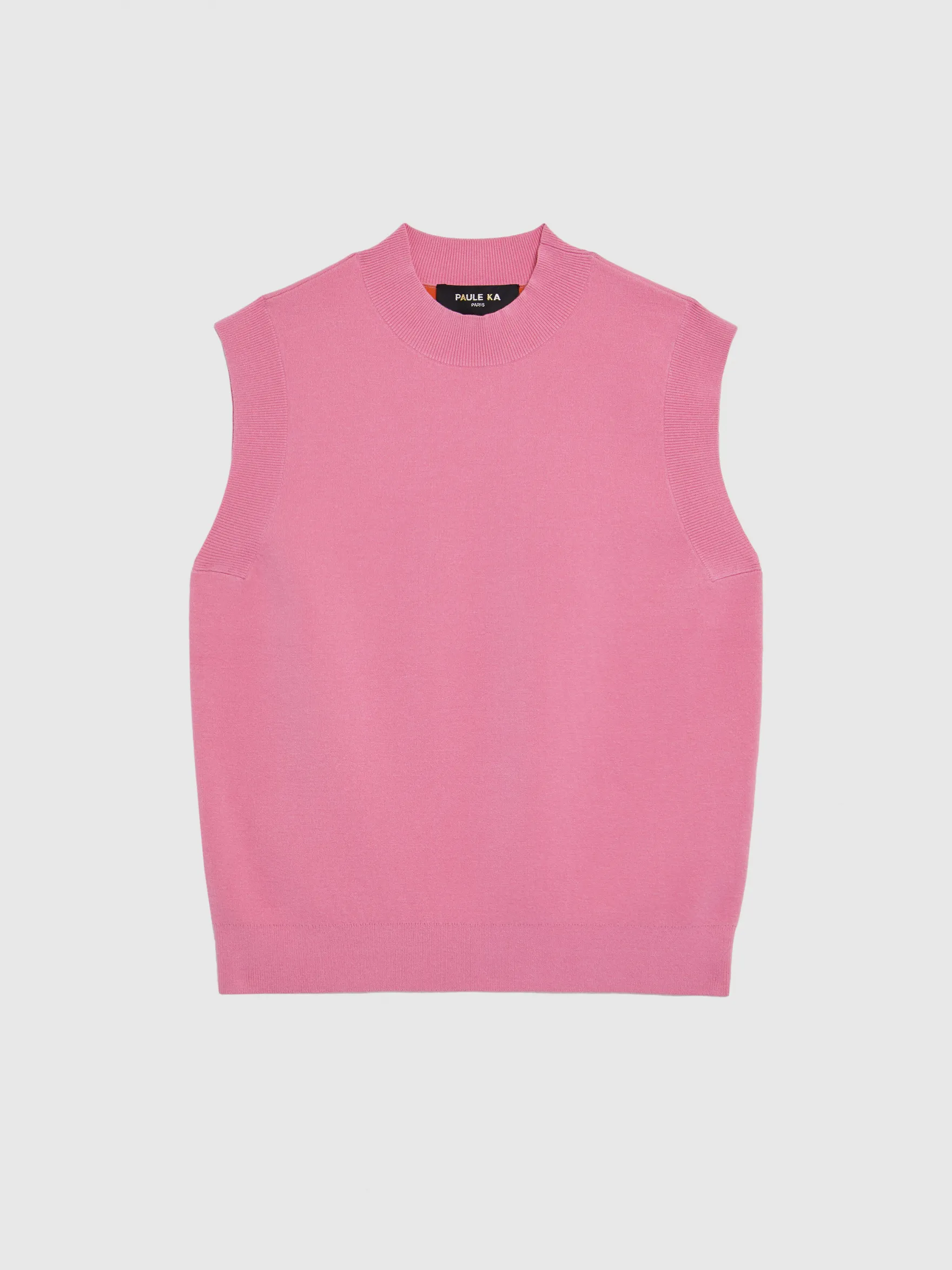 Women Paule Ka Knitwear>Sleeveless Viscose Sweater