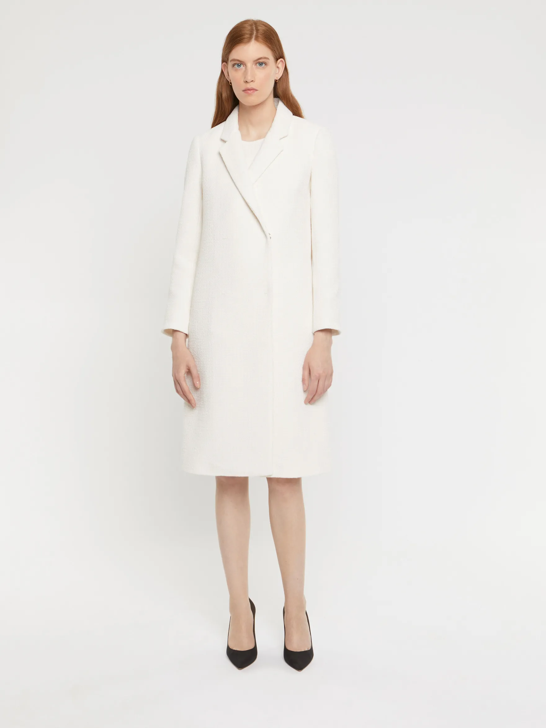 Women Paule Ka Coats>Straight-Cut Tweed Mini Skirt