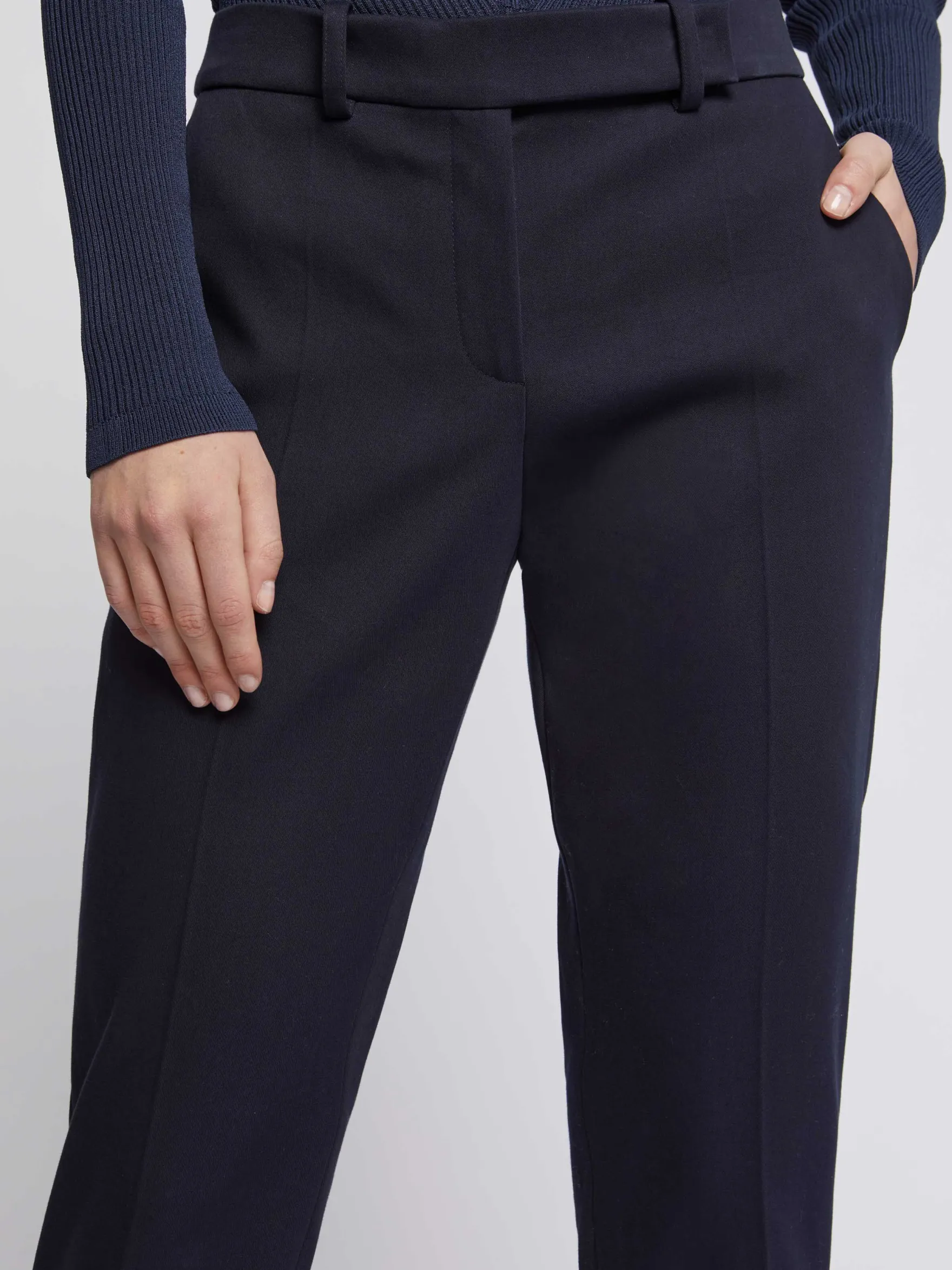 Women Paule Ka Trousers And Jeans>Stretch-Tricotine Cigarette Pants