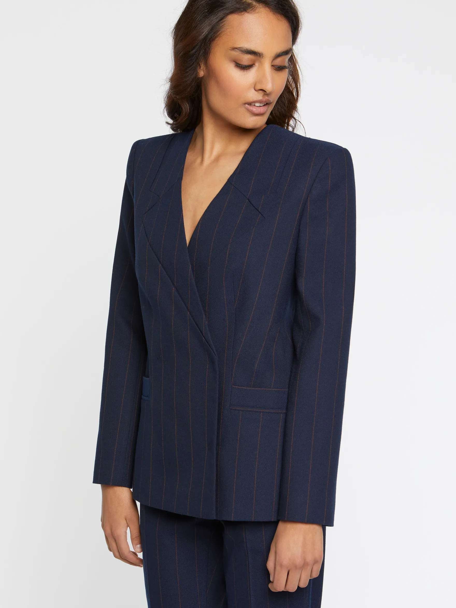 Women Paule Ka Jackets>Striped Jacket