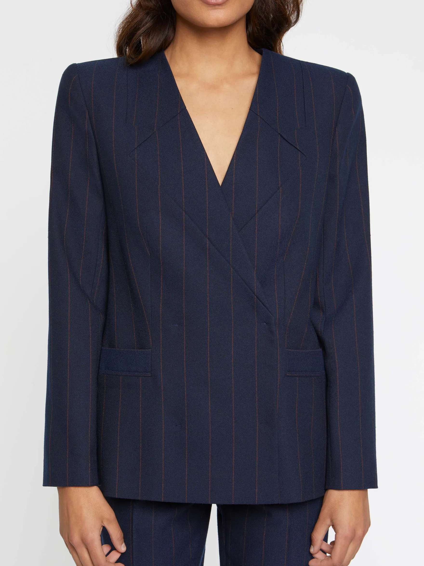 Women Paule Ka Jackets>Striped Jacket