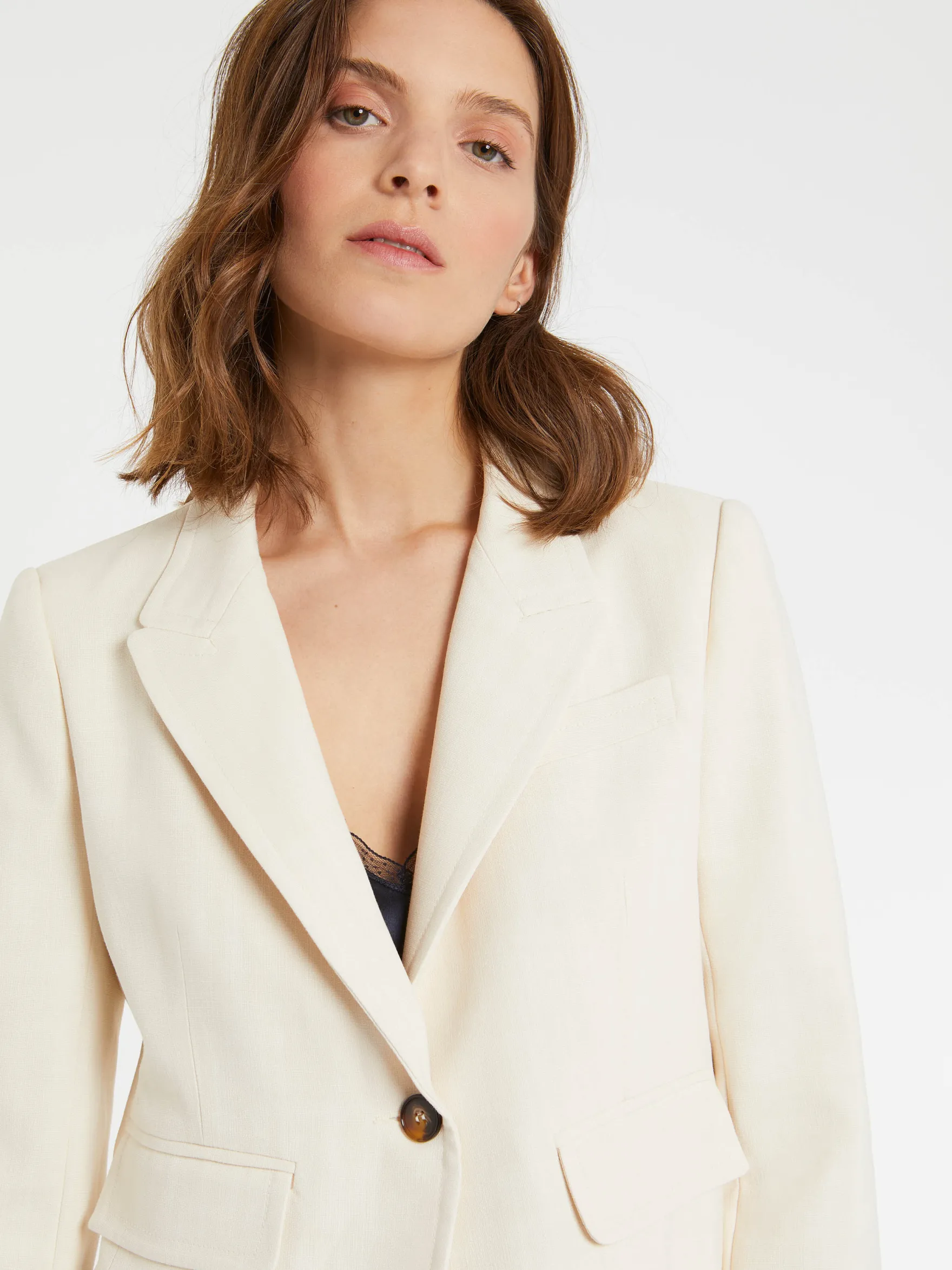 Women Paule Ka Jackets>Tailored Viscose Jacket