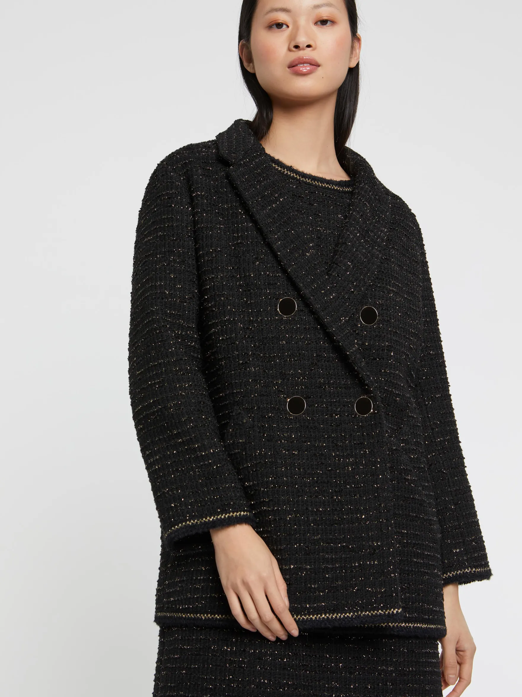 Women Paule Ka Coats>Tweed Coat