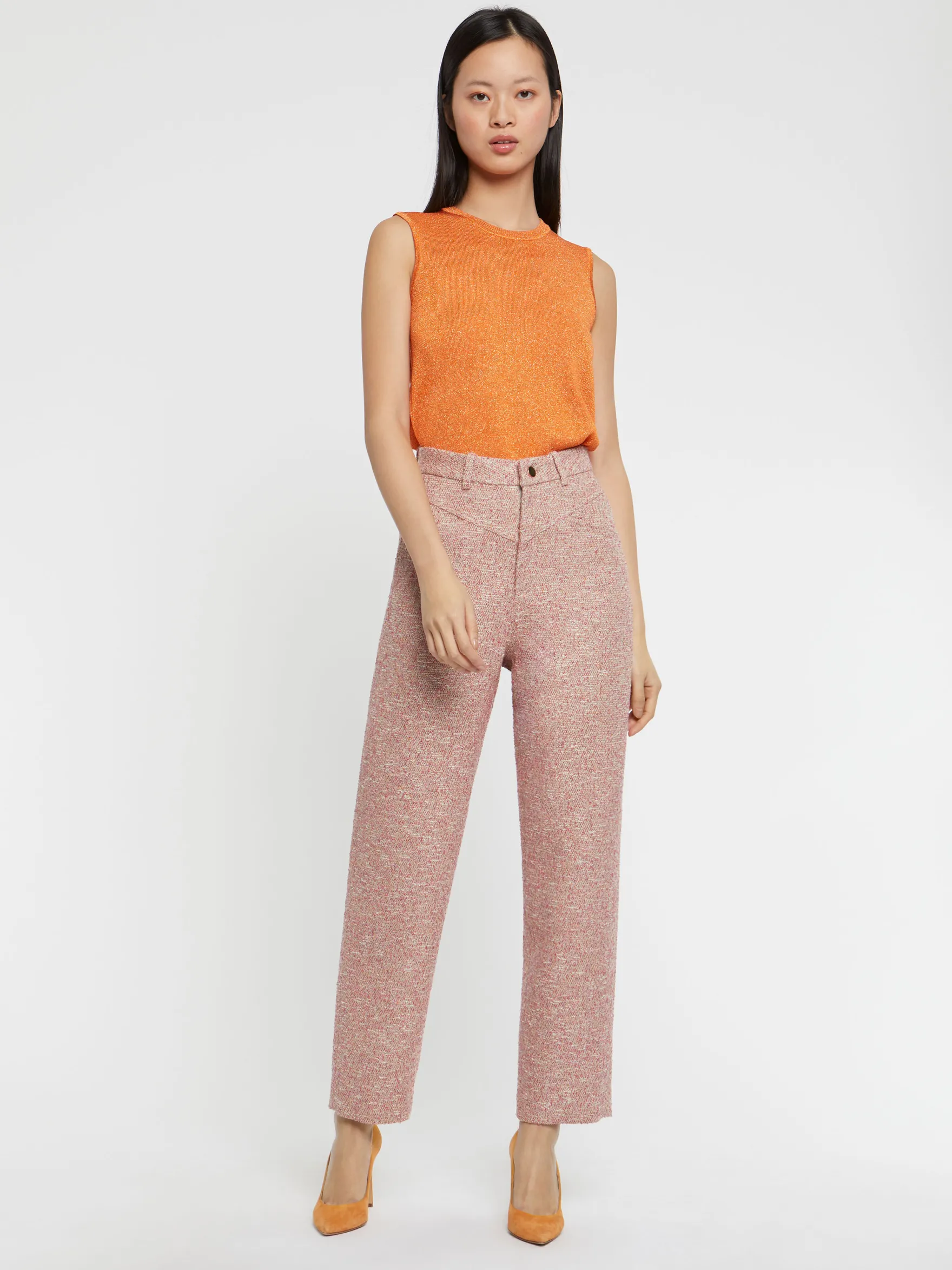 Women Paule Ka Trousers And Jeans>Tweed Peg Pants