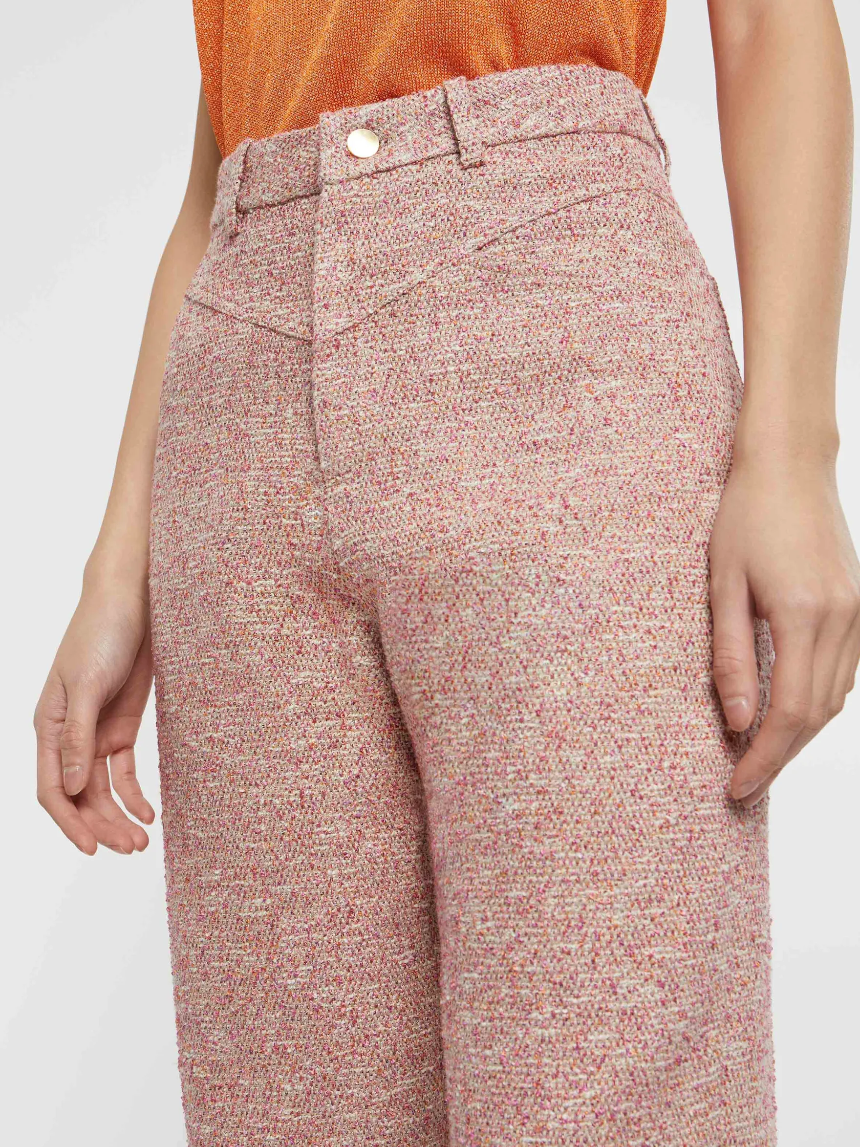 Women Paule Ka Trousers And Jeans>Tweed Peg Pants