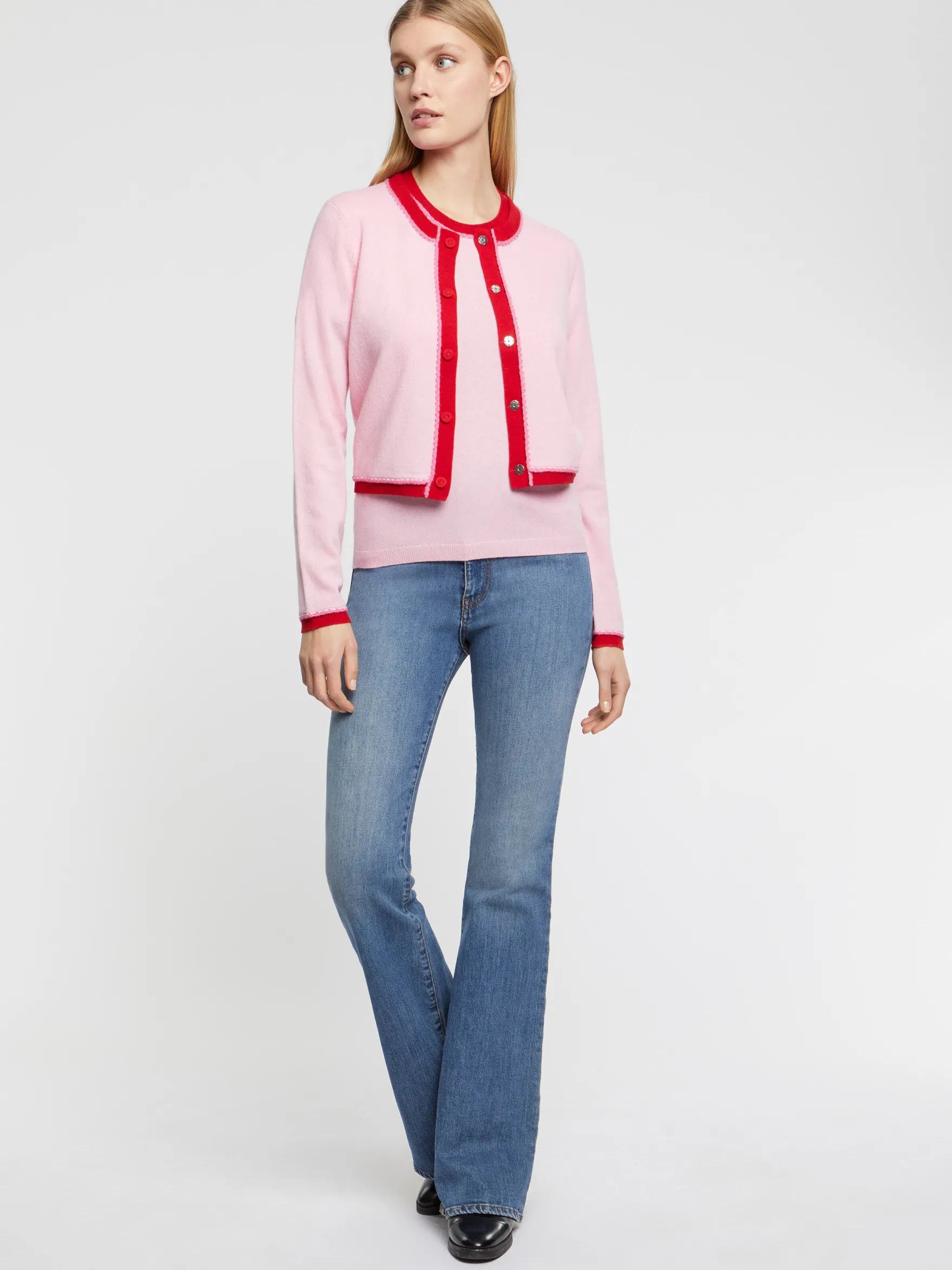 Women Paule Ka Knitwear>Wool And Cashmere Cardigan