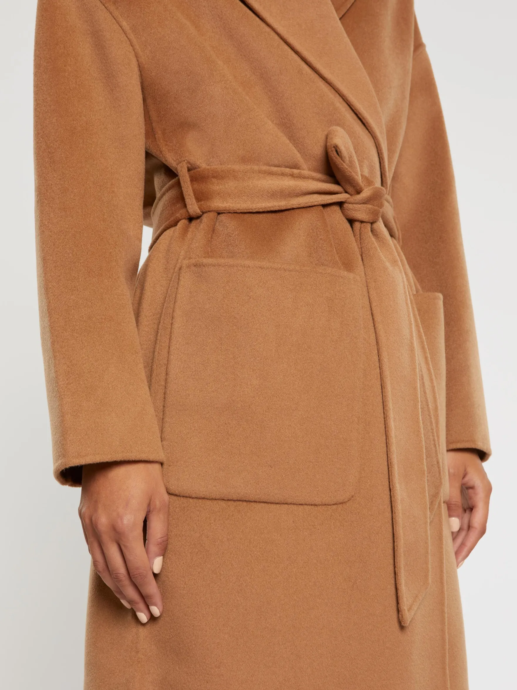 Women Paule Ka Coats>Wool And Cashmere Robe Coat