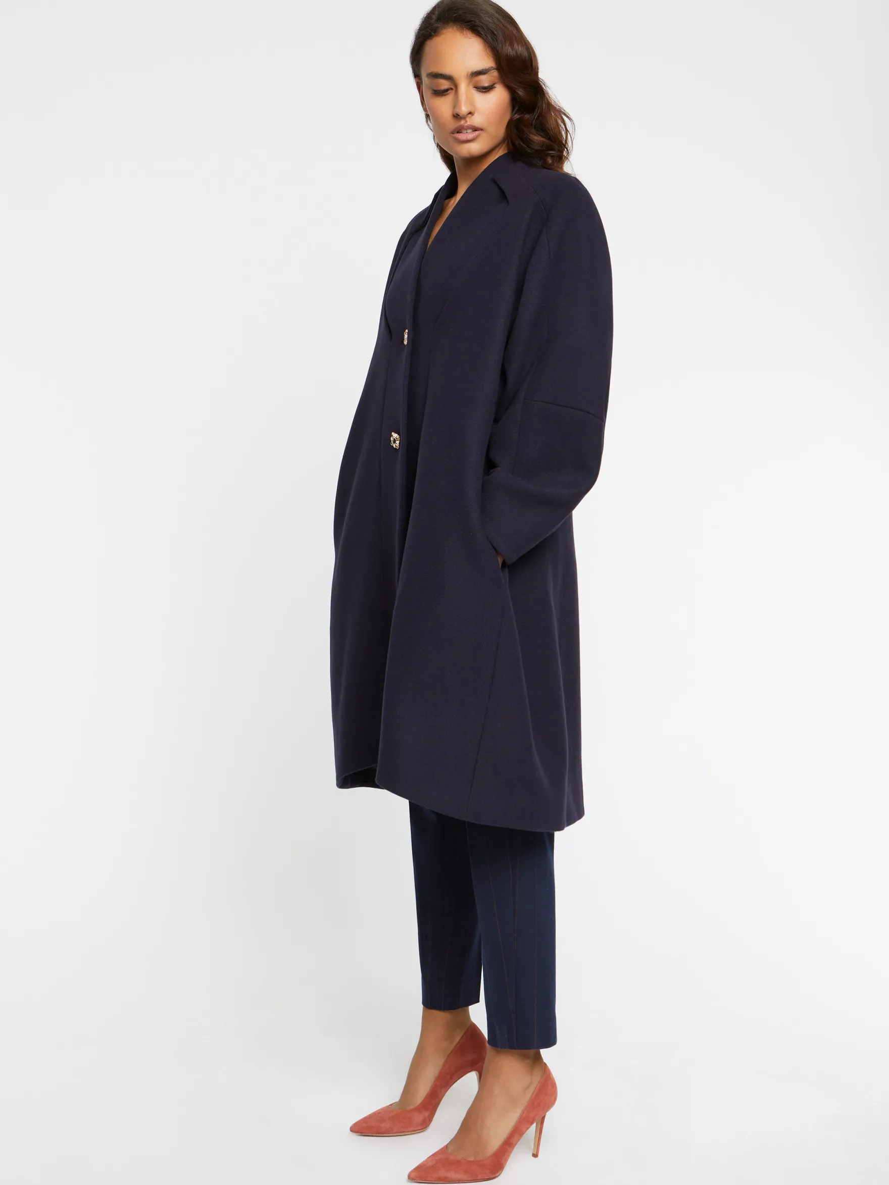 Women Paule Ka Coats>Woven Coat