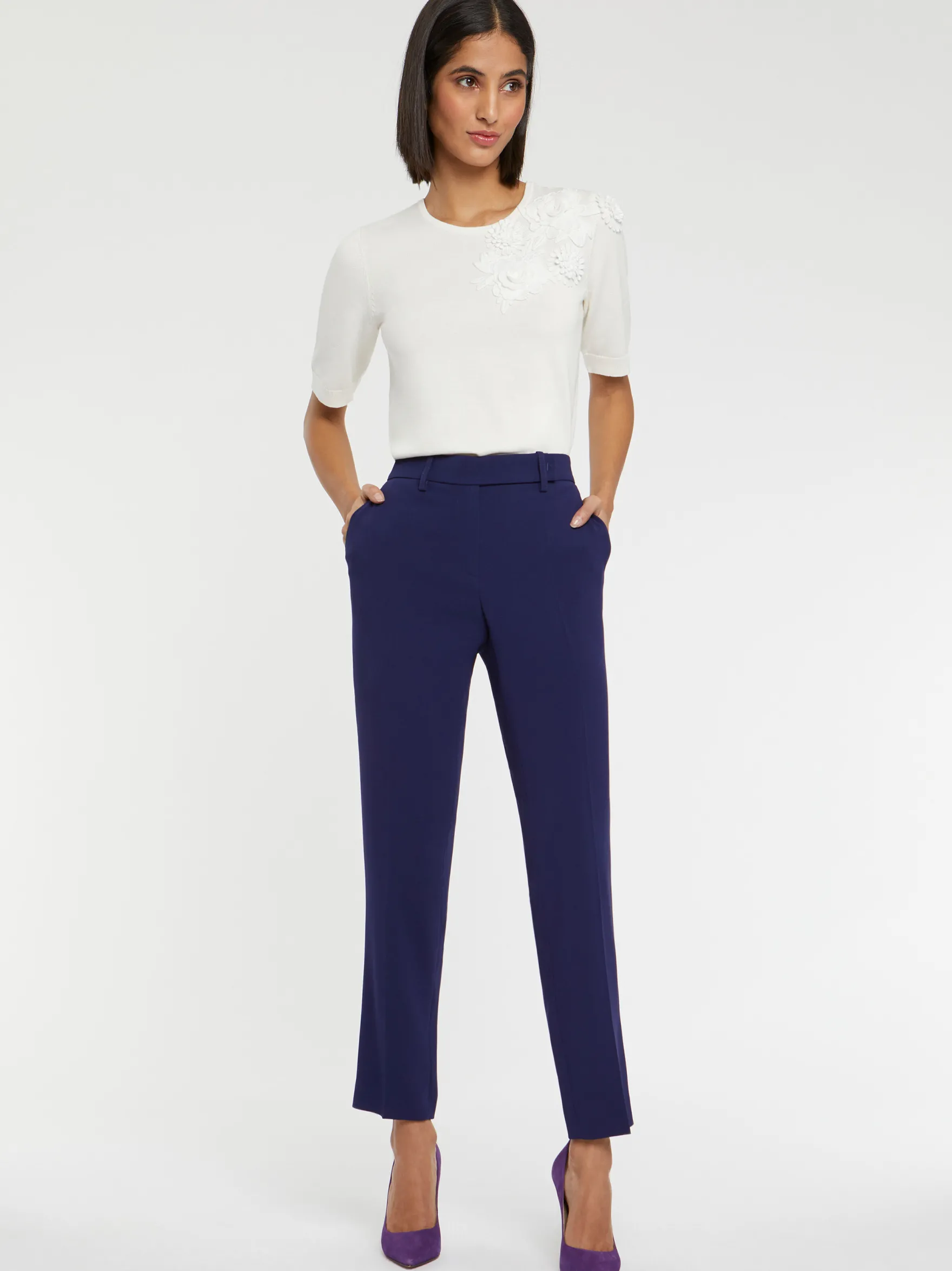 Women Paule Ka Trousers And Jeans>Woven Pants