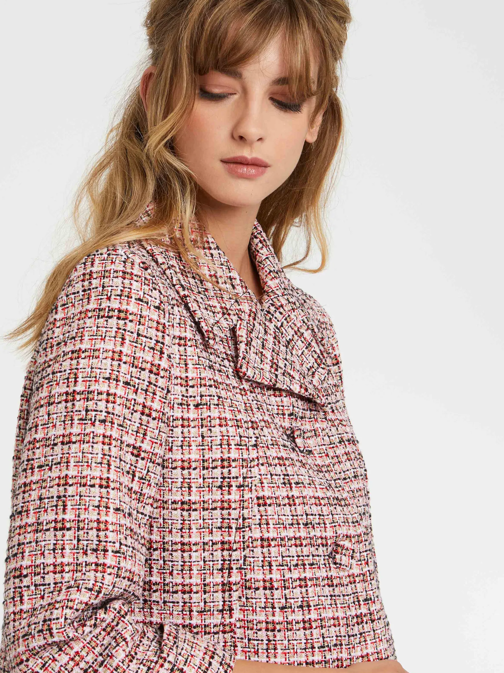 Women Paule Ka Jackets>Woven Suit Jacket