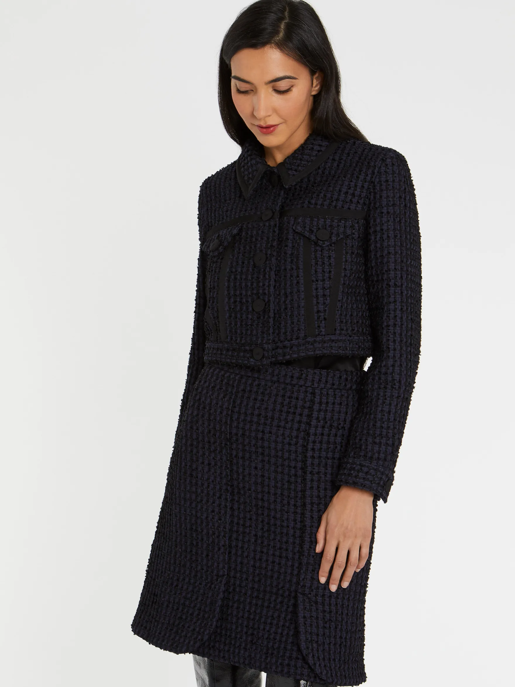 Women Paule Ka Jackets>Woven Suit Jacket