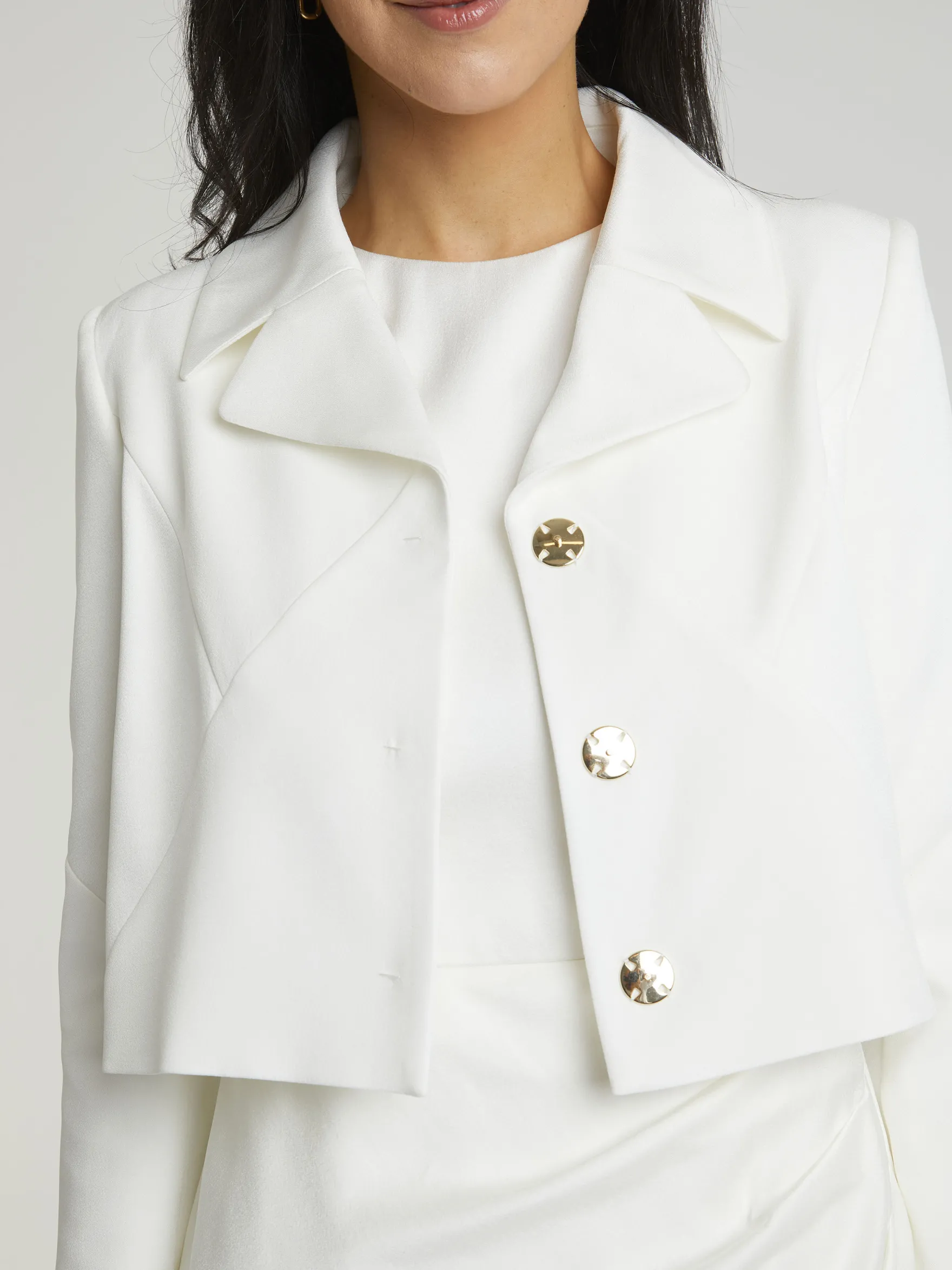 Women Paule Ka Jackets>Woven Suit Jacket