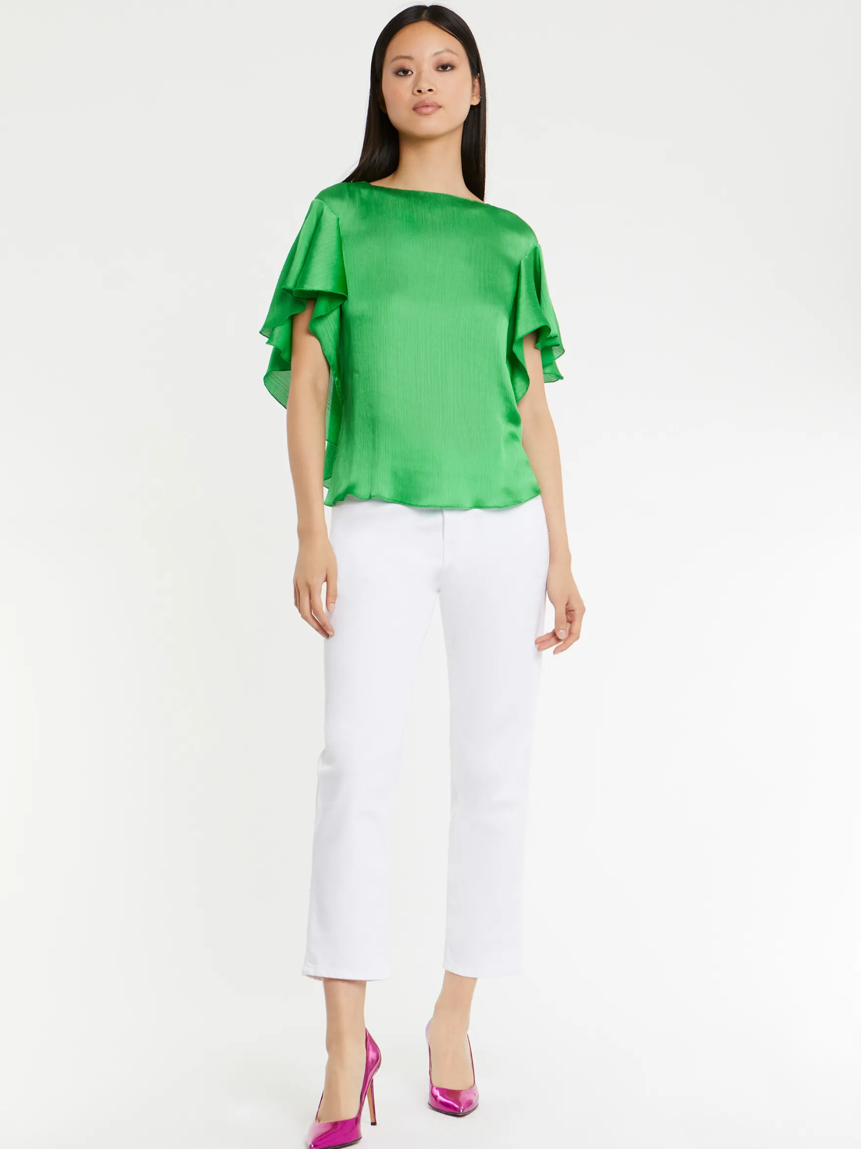 Women Paule Ka Tops>Woven Top